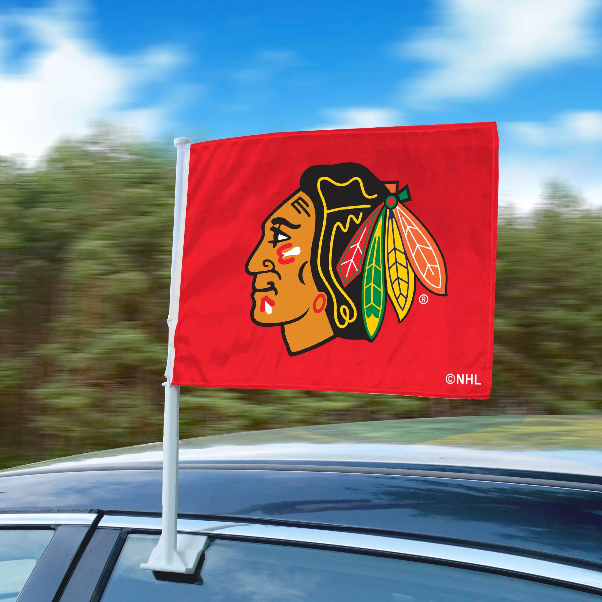 NHL - Chicago Blackhawks CARFLAG - Image 2