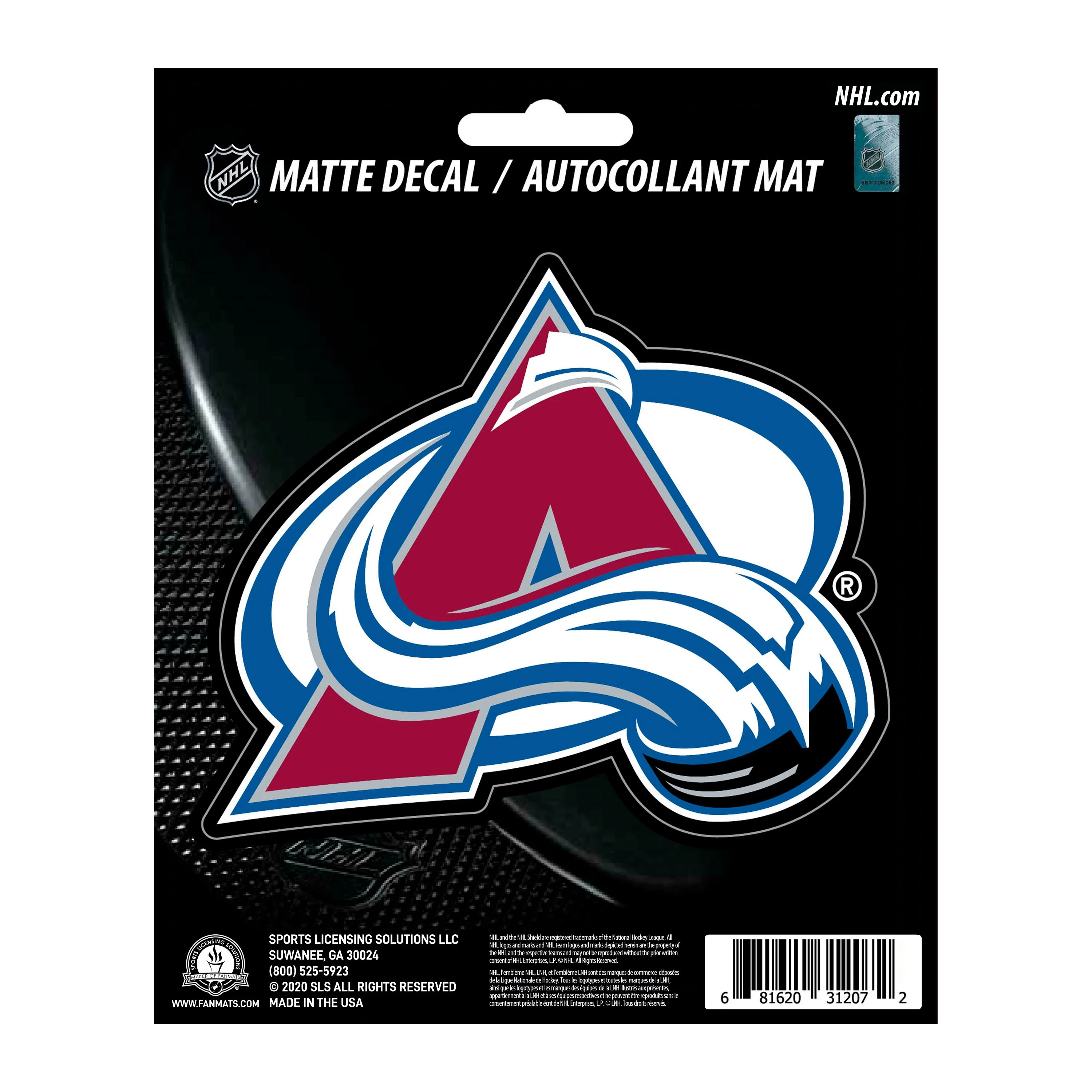 NHL - Colorado Avalanche Matte Decal