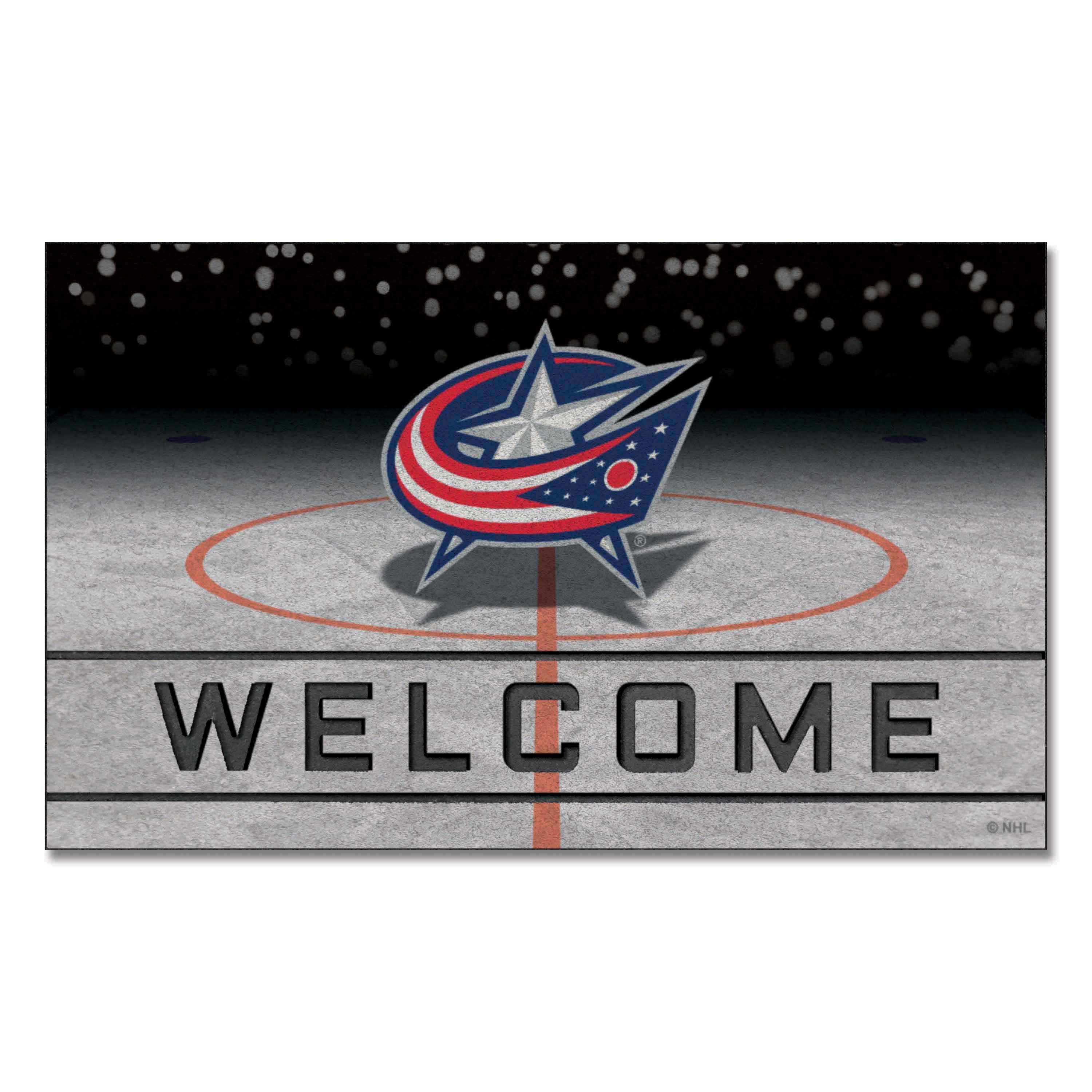NHL - Columbus Blue Jackets Crumb Rubber Door Mat