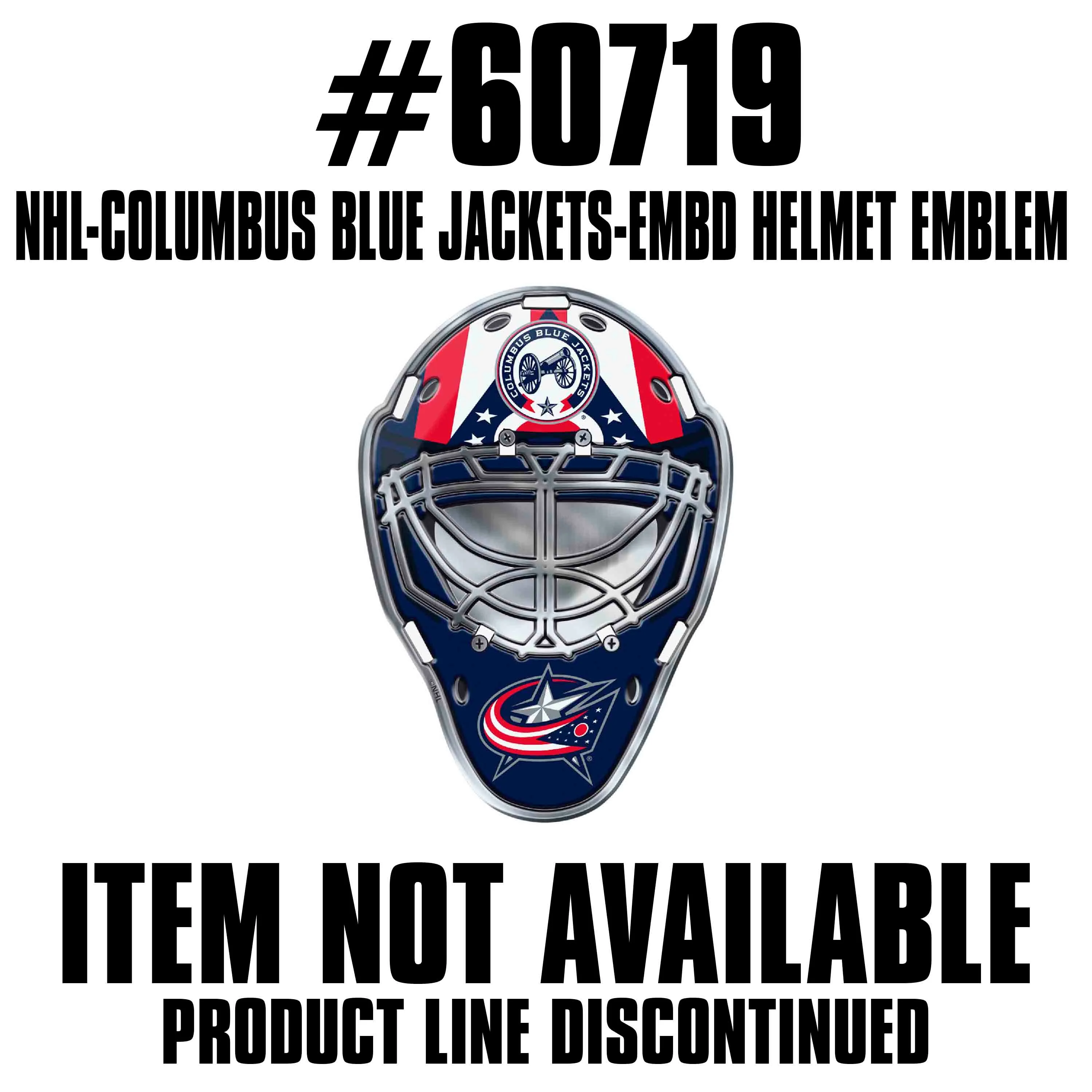 NHL - Columbus Blue Jackets Embossed Helmet Emblem - Image 2