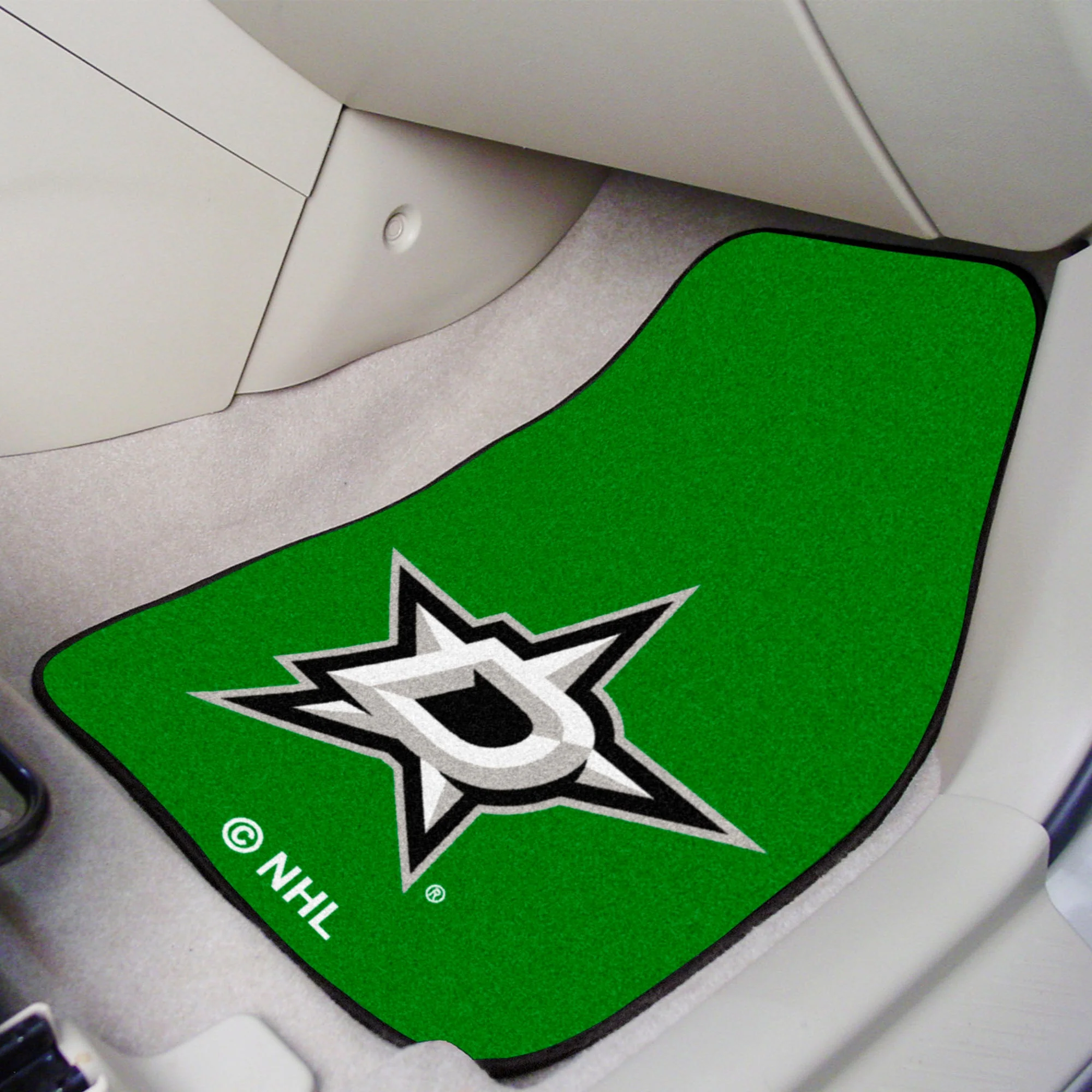 NHL - Dallas Stars 2-pc Carpet Car Mat Set - Image 2