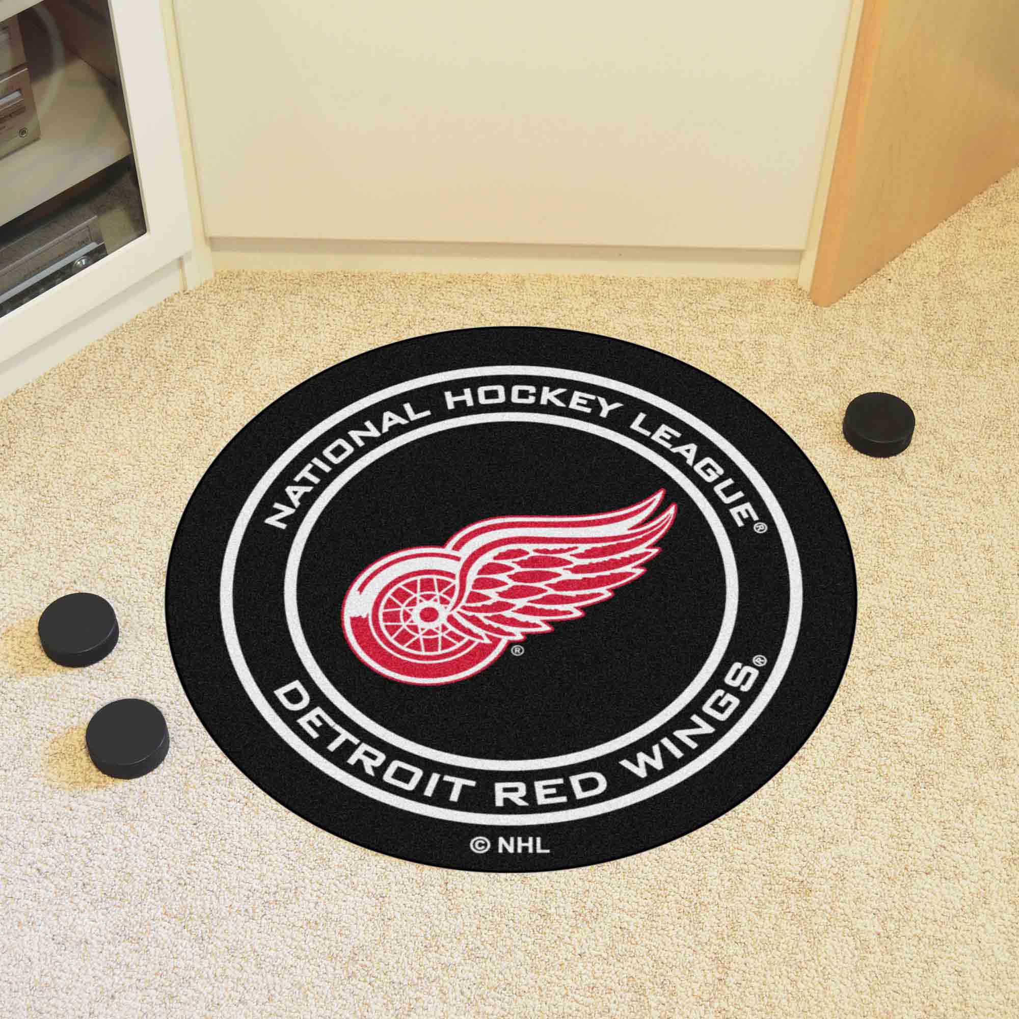 NHL - Detroit Red Wings Puck Mat - Image 2