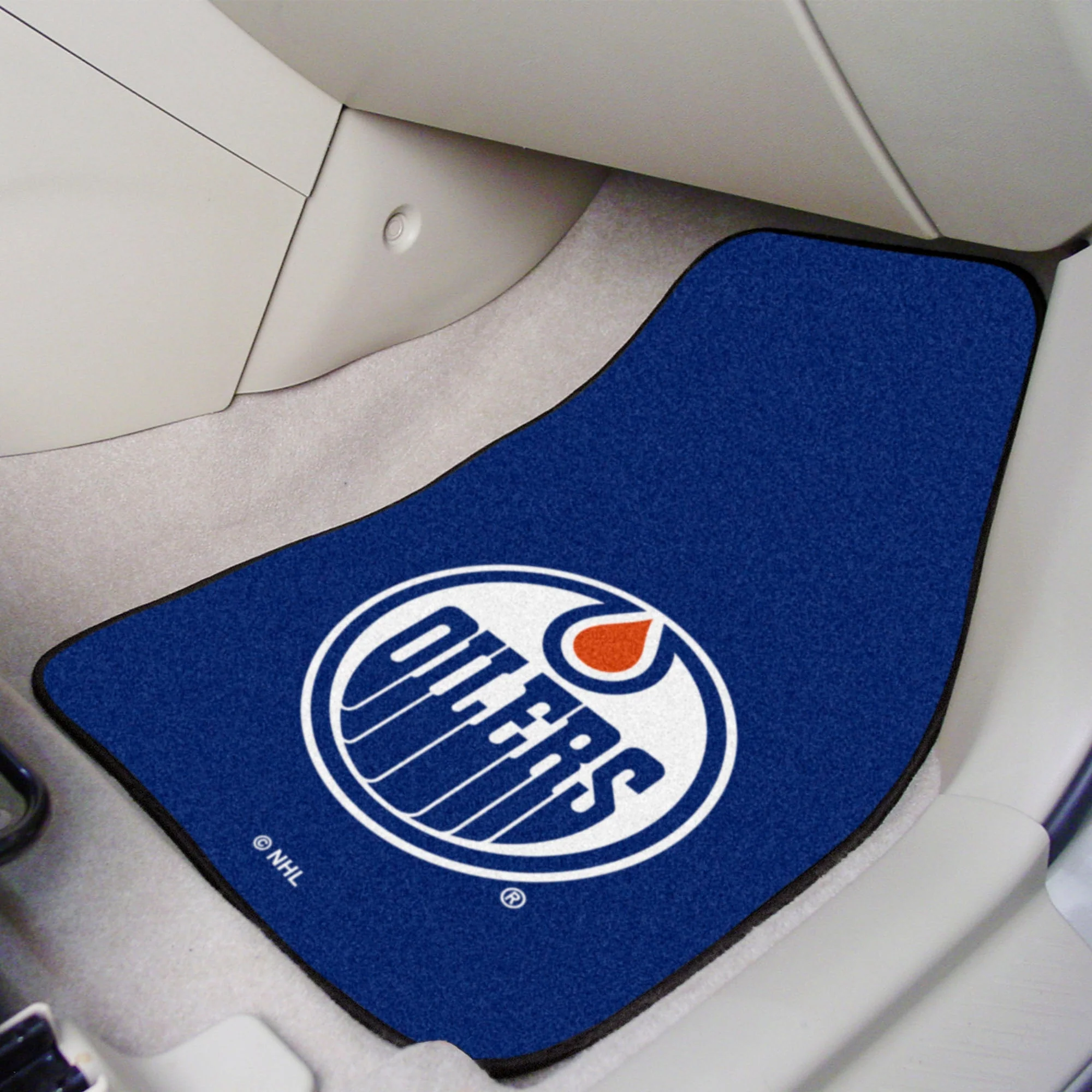 NHL - Edmonton Oilers 2-pc Carpet Car Mat Set - Image 2