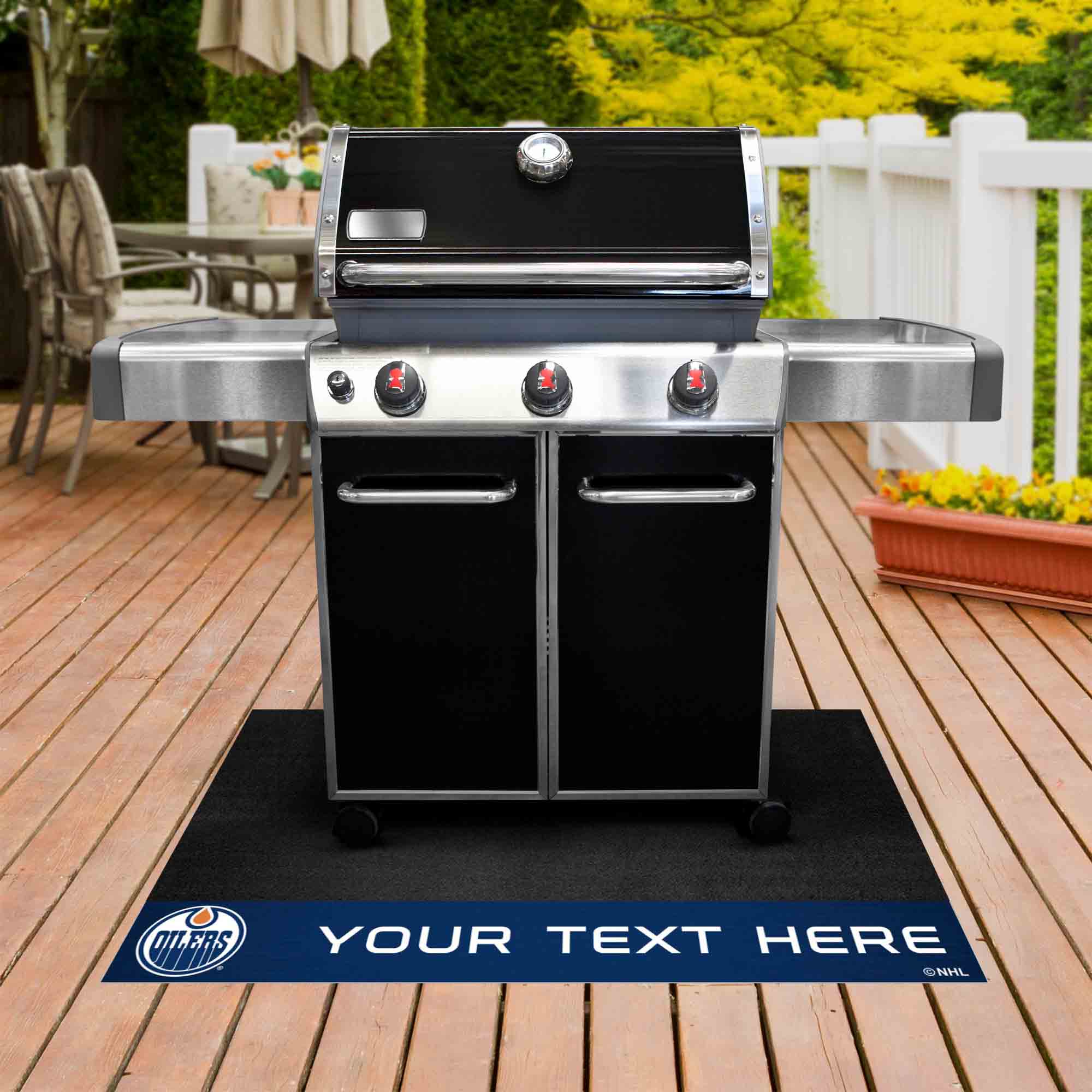 NHL - Edmonton Oilers Personalized Grill Mat - Image 2