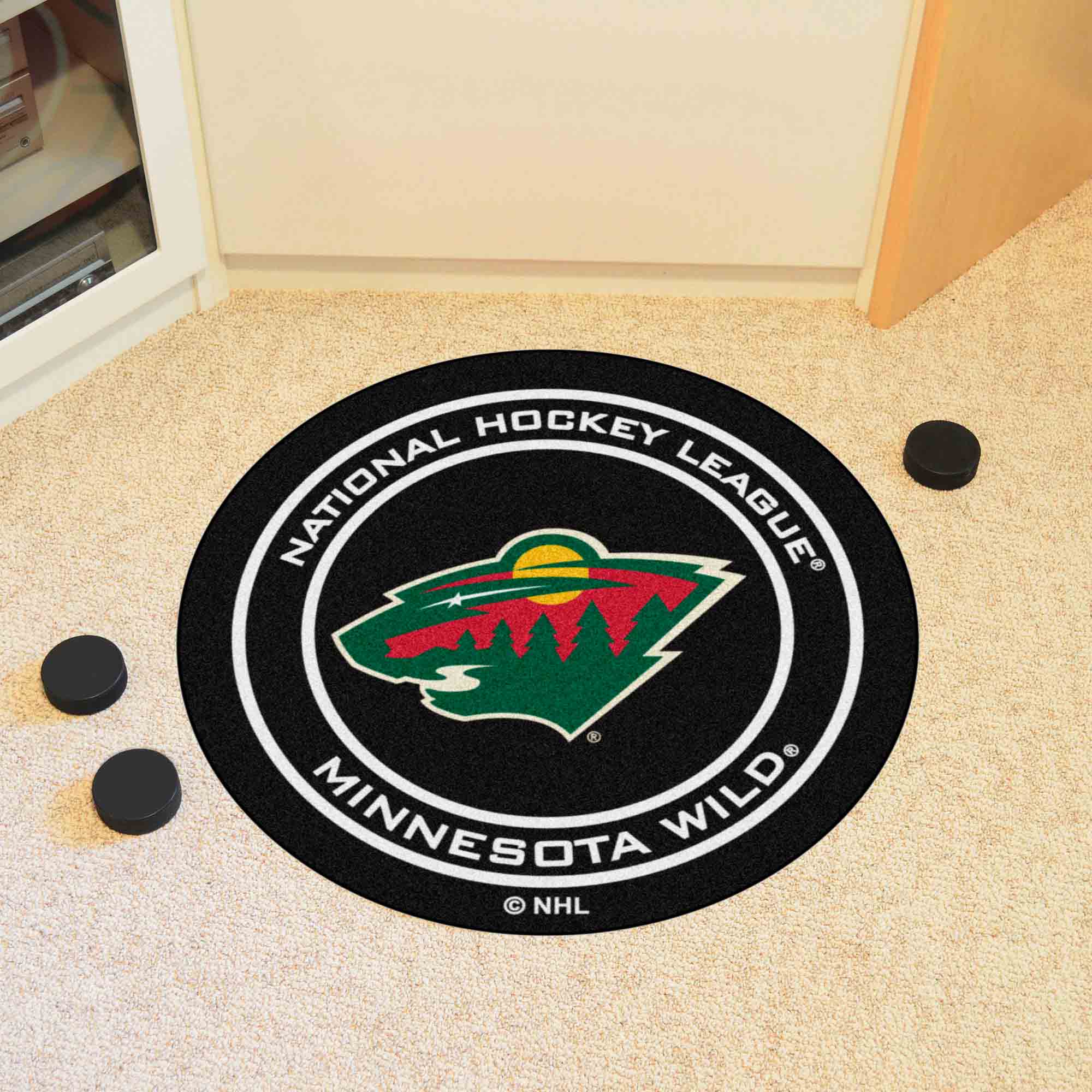 NHL - Minnesota Wild Puck Mat - Image 2