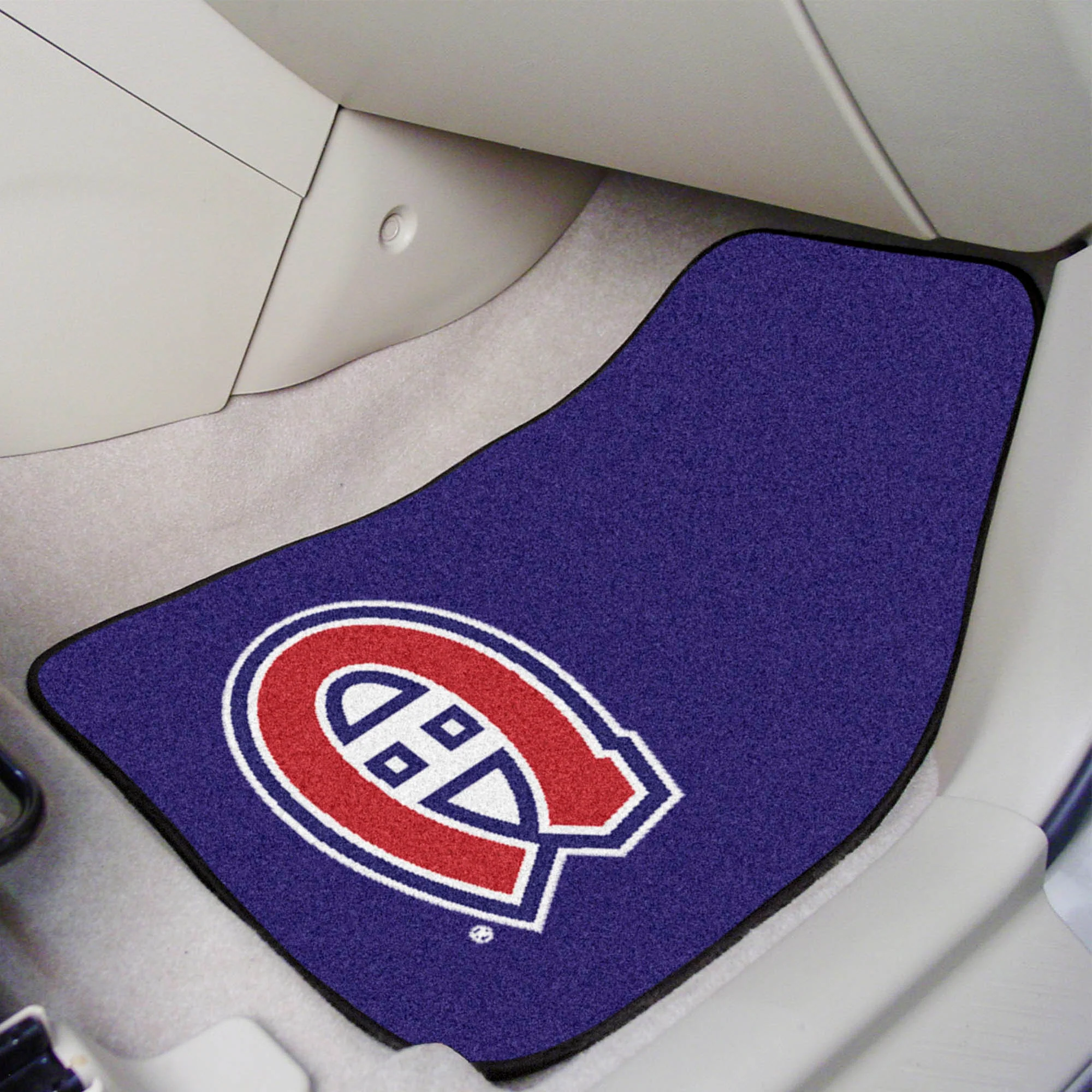 NHL - Montreal Canadiens 2-pc Carpet Car Mat Set - Image 2