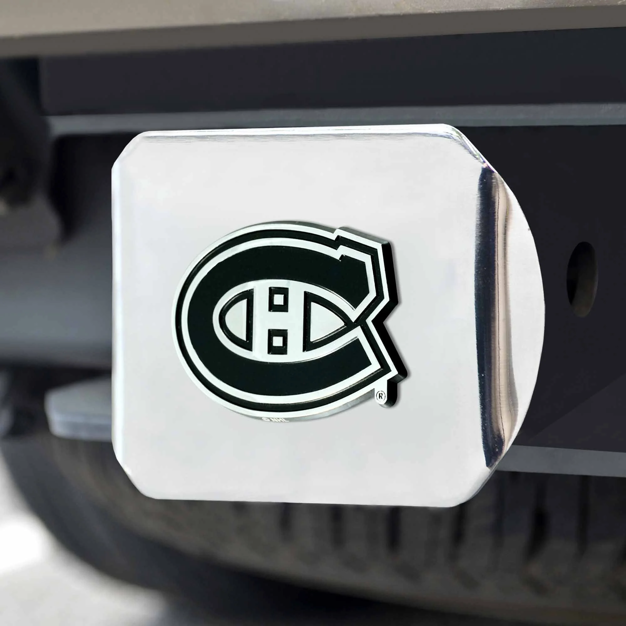NHL - Montreal Canadiens Chrome on Chrome Hitch Cover - Image 2