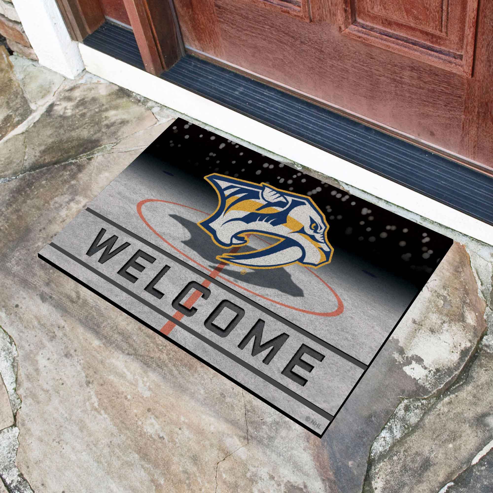 NHL - Nashville Predators Crumb Rubber Door Mat - Image 2
