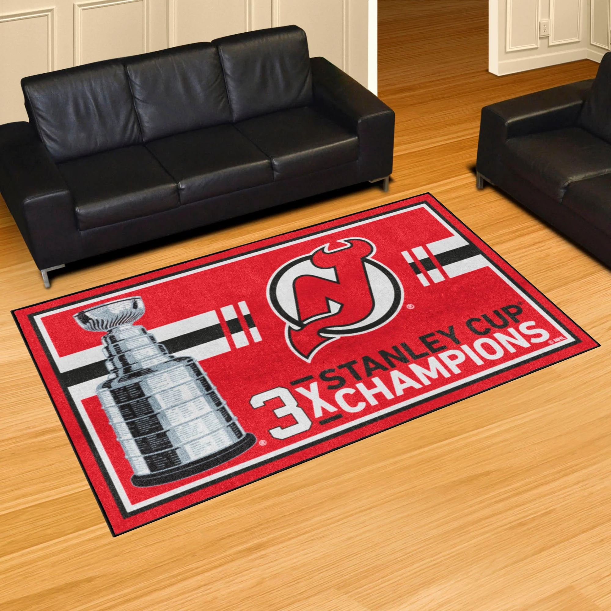 NHL - New Jersey Devils 5x8 Rug - Image 2