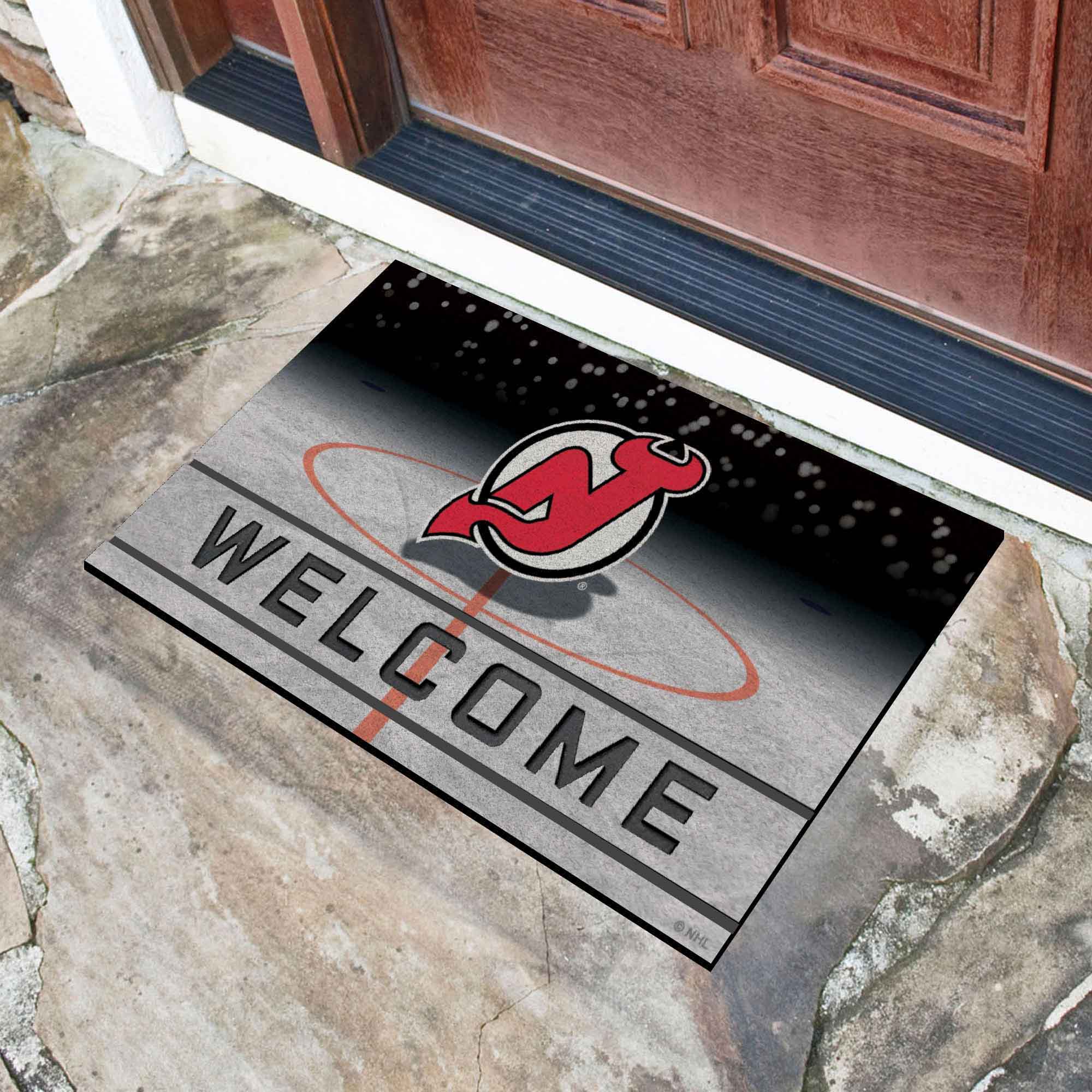 NHL - New Jersey Devils Crumb Rubber Door Mat - Image 2