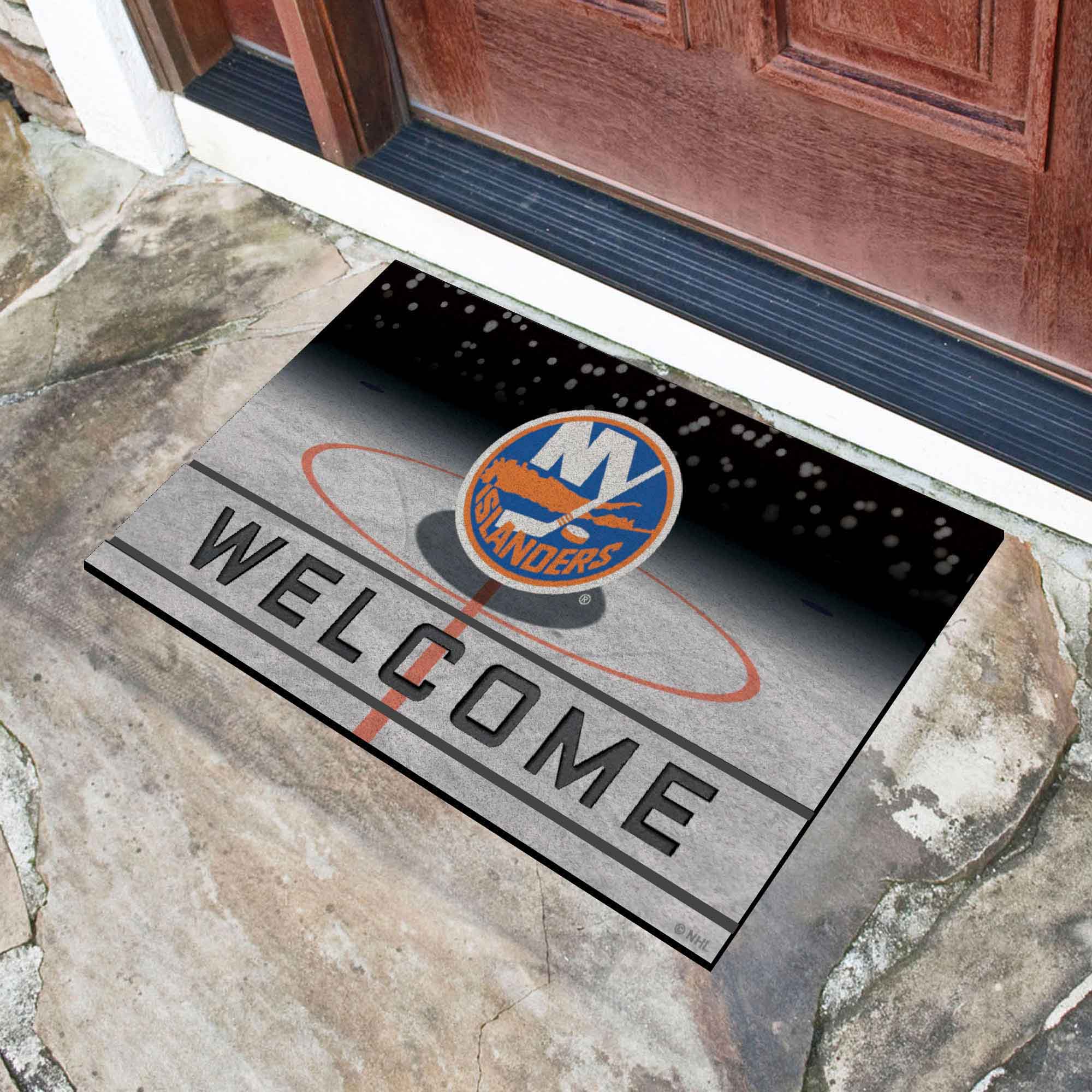 NHL - New York Islanders Crumb Rubber Door Mat - Image 2