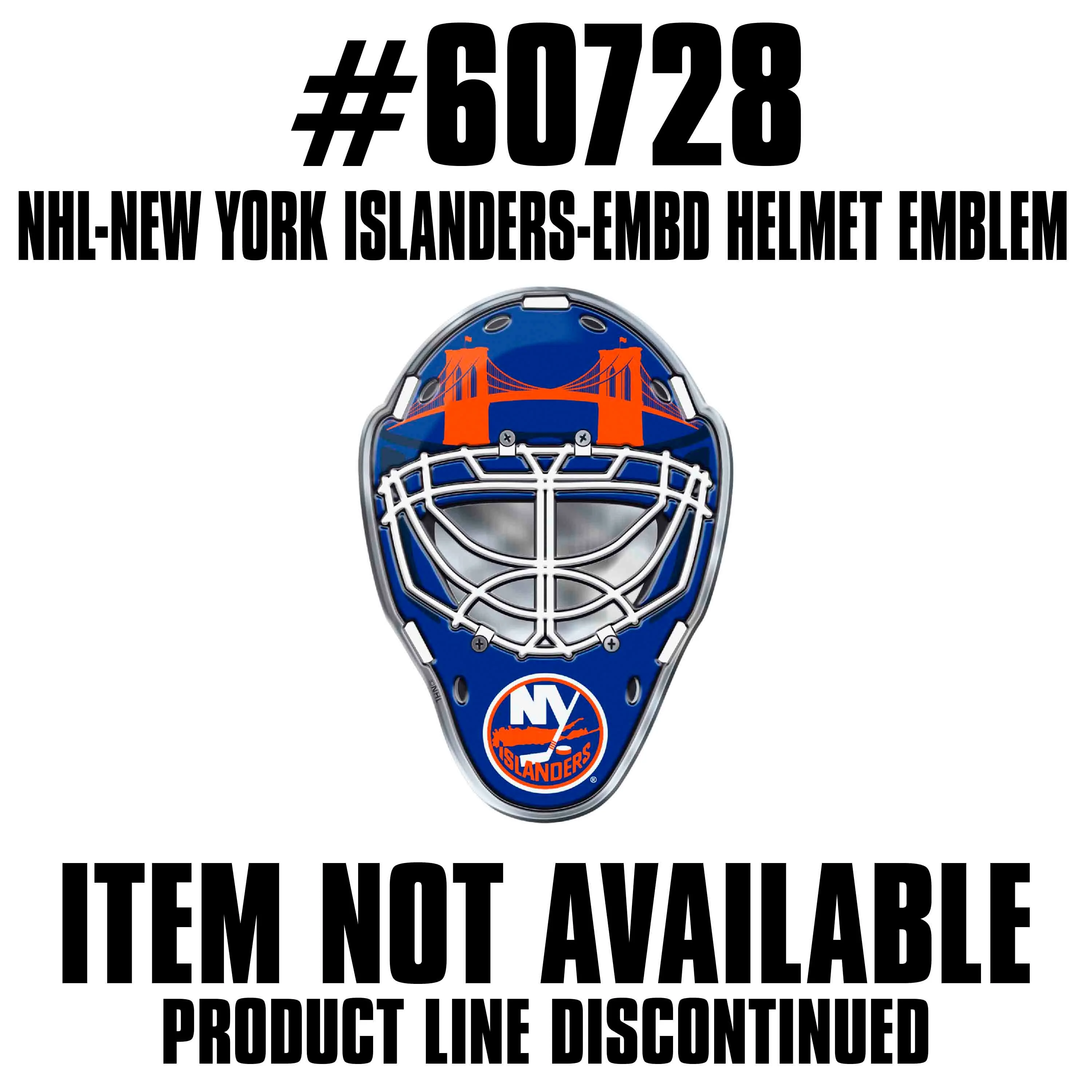 NHL - New York Islanders Embossed Helmet Emblem - Image 2