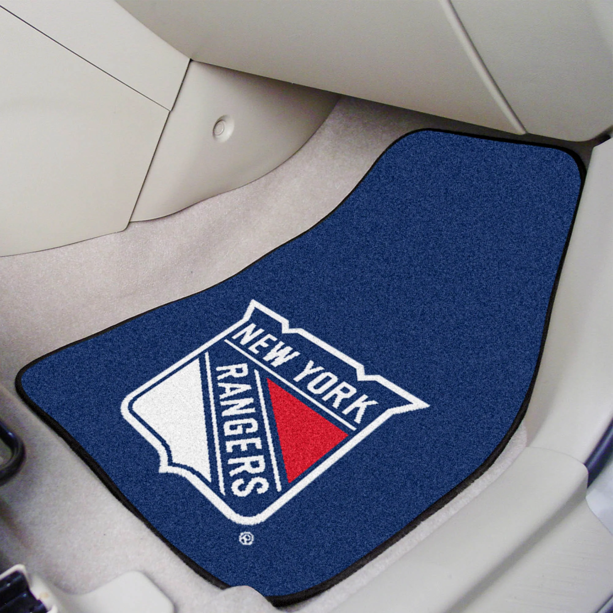 NHL - New York Rangers 2-pc Carpet Car Mat Set - Image 2