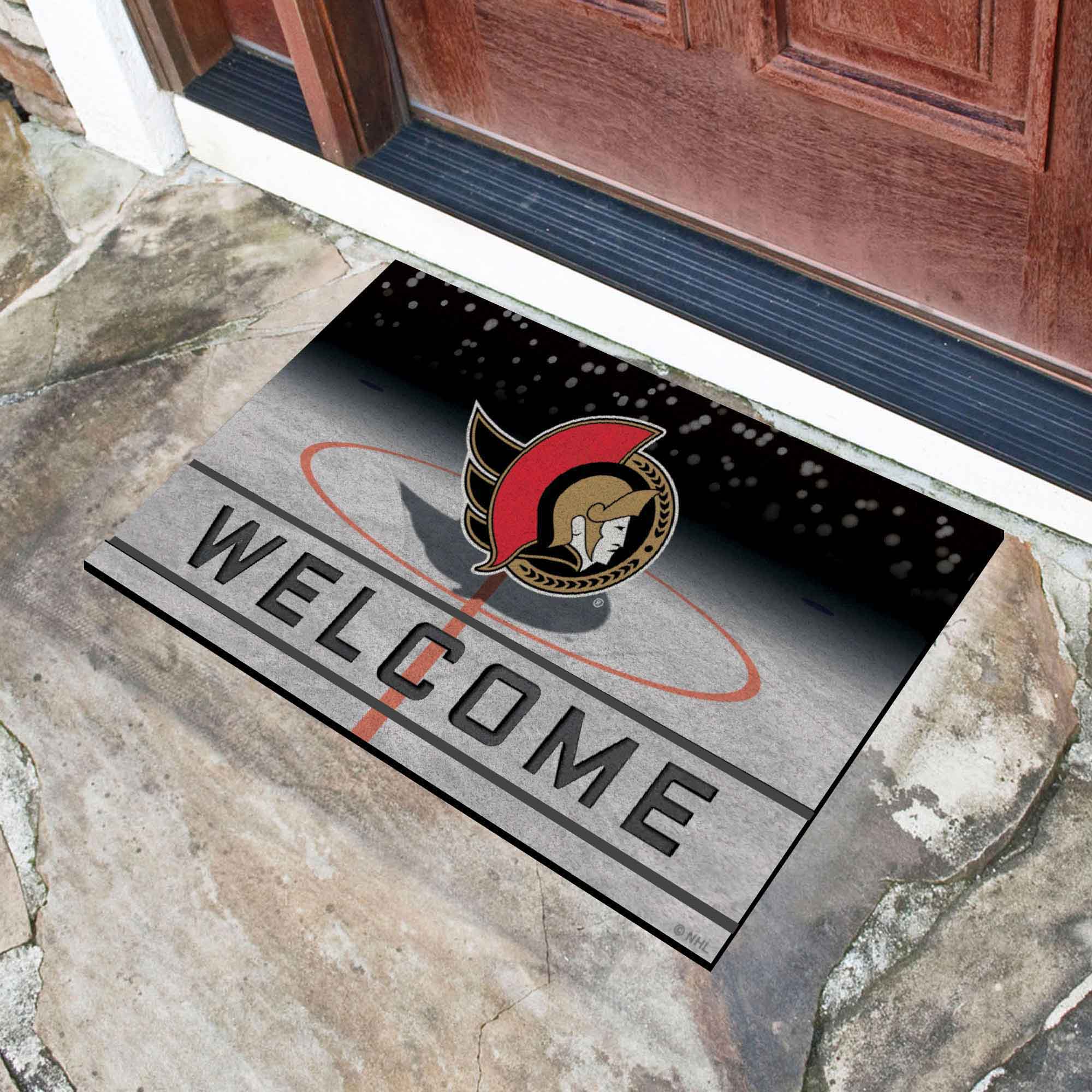 NHL - Ottawa Senators Crumb Rubber Door Mat - Image 2