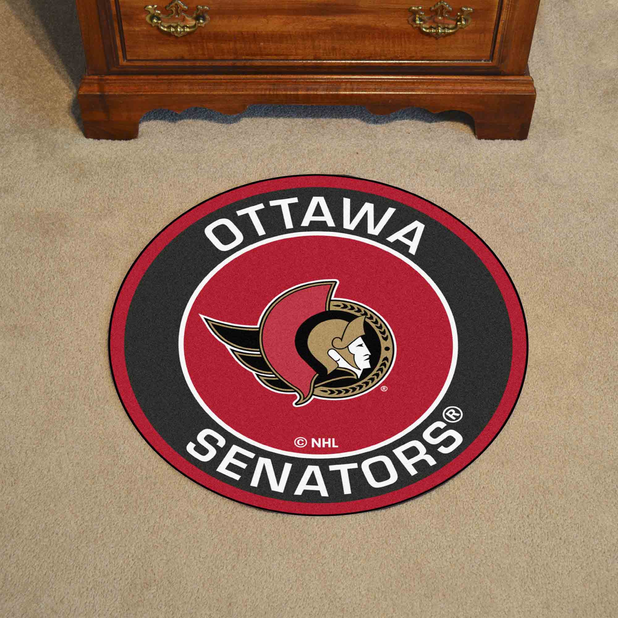NHL - Ottawa Senators Roundel Mat - Image 2