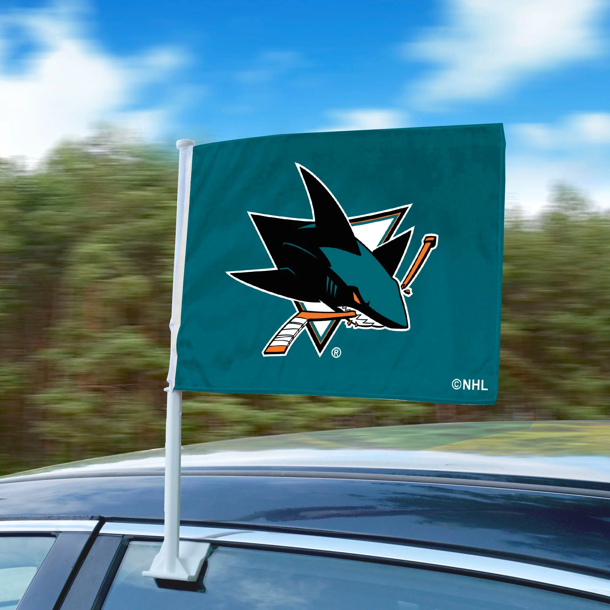 NHL - San Jose Sharks CARFLAG - Image 2