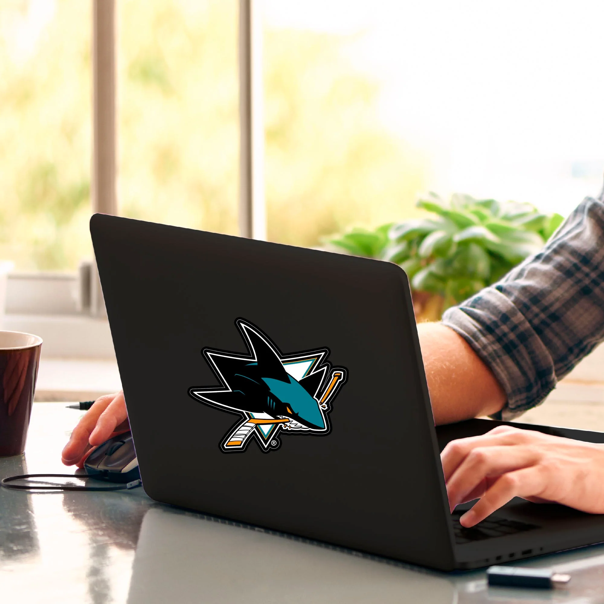 NHL - San Jose Sharks Matte Decal - Image 2