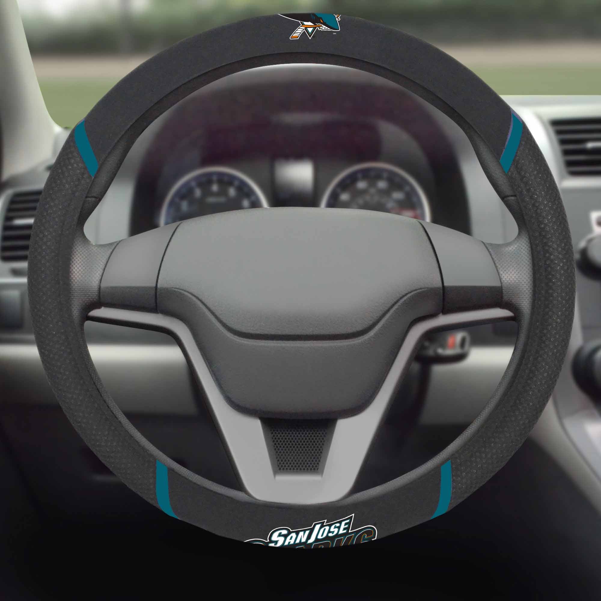 NHL - San Jose Sharks Steering Wheel Cover - Image 2