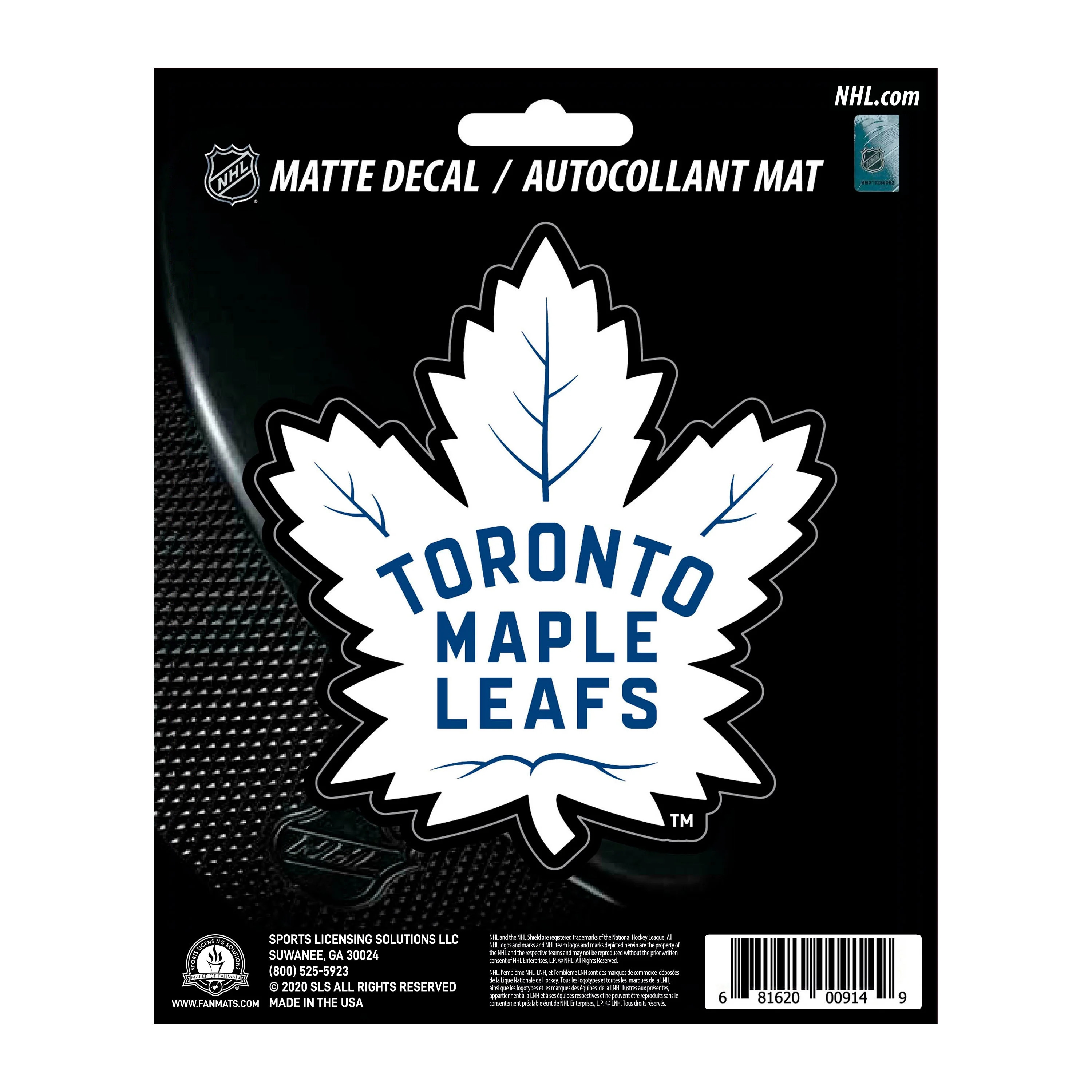 NHL - Toronto Maple Leafs Matte Decal