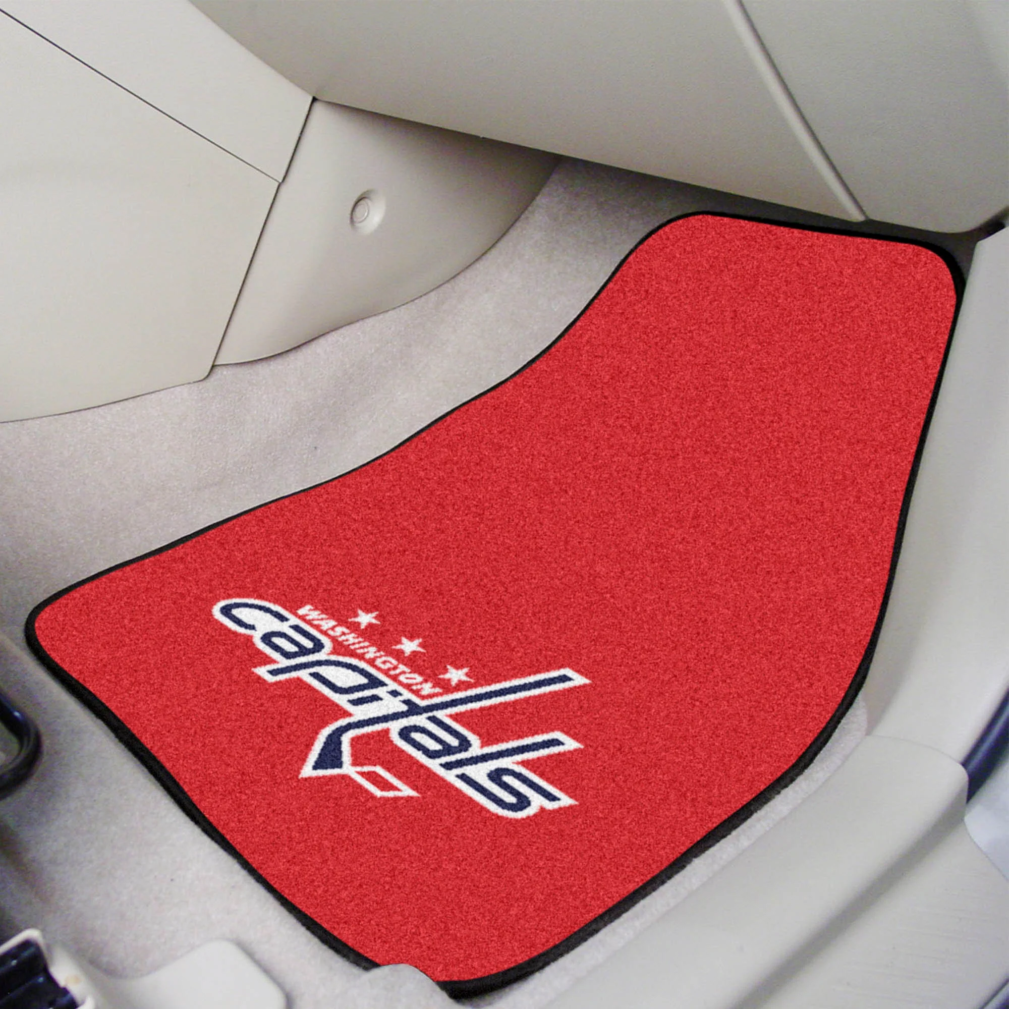 NHL - Washington Capitals 2-pc Carpet Car Mat Set - Image 2