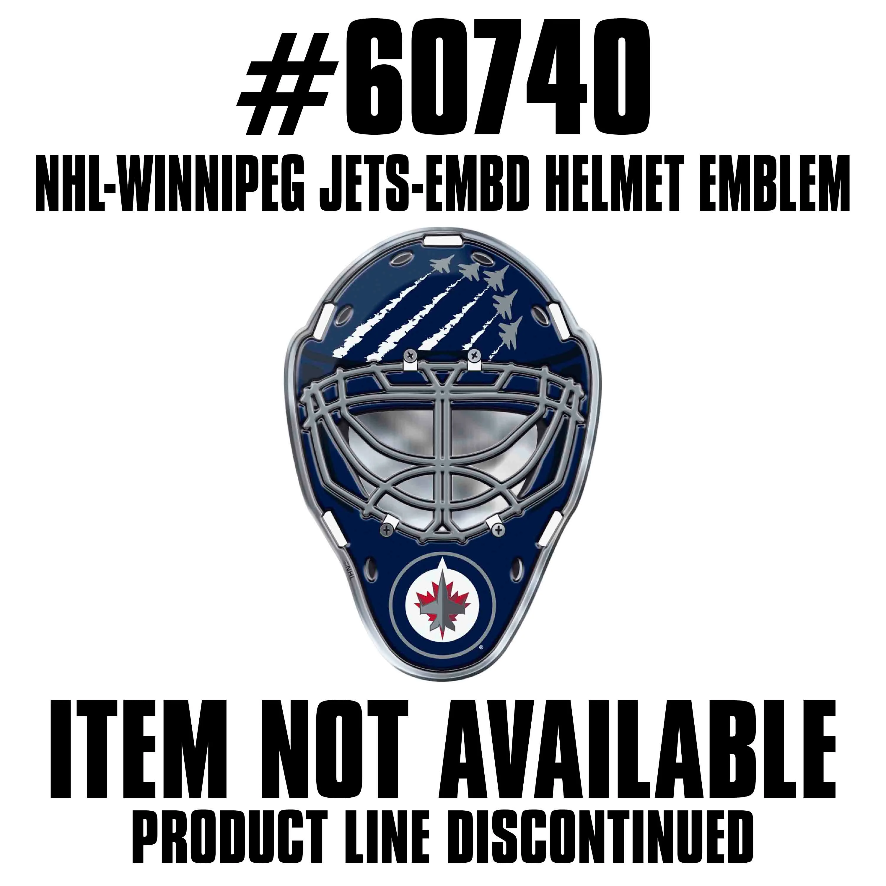 NHL - Winnipeg Jets Embossed Helmet Emblem