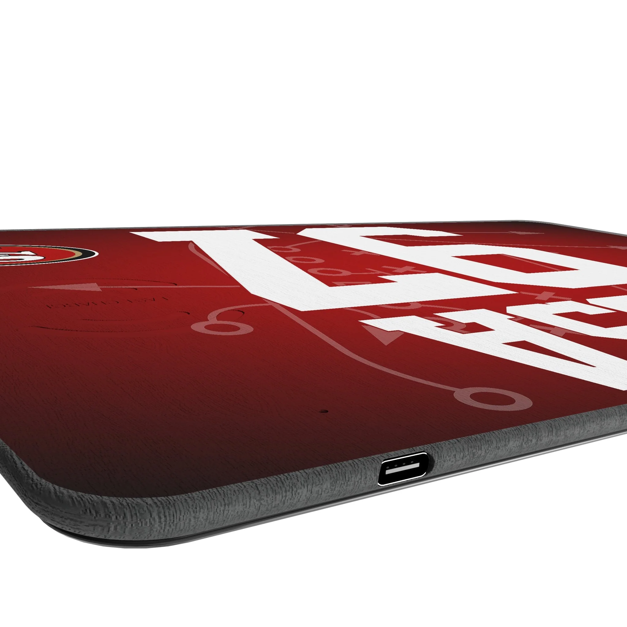 Nick Bosa San Francisco 49ers 97 Game Tactic 15-Watt Wireless Charger and Mouse Pad - Image 3