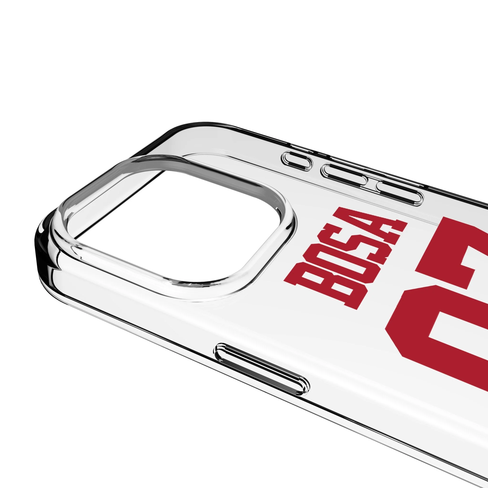 Nick Bosa San Francisco 49ers 97 Game Tactic Clear Phone Case for Apple iPhone - Image 3