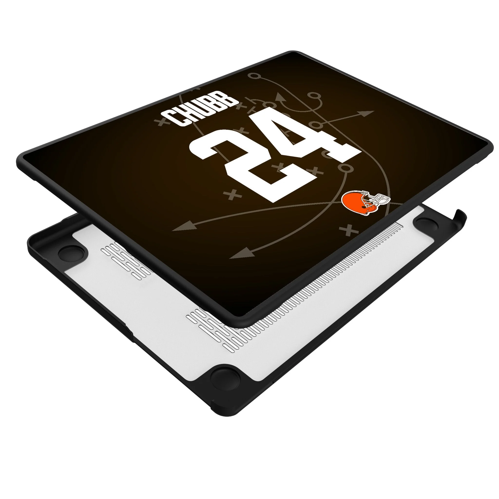 Nick Chubb Cleveland Browns 24 Game Tactic Laptop Case for Apple MacBook - Image 4
