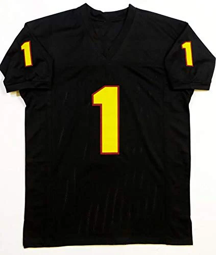 N'Keal Harry Autographed Black College Style Jersey- Beckett Authenticated *Blk - Image 2