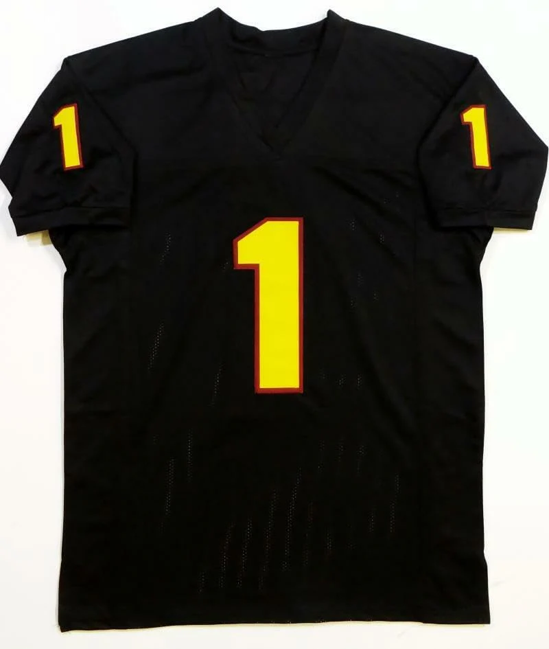 N'Keal Harry Autographed Black College Style Jersey- Beckett Authenticated *Blk - Image 5