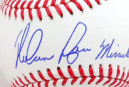 Nolan Ryan Autographed Rawlings OML Baseball w/Miracle Mets- AIV Hologram - Image 4