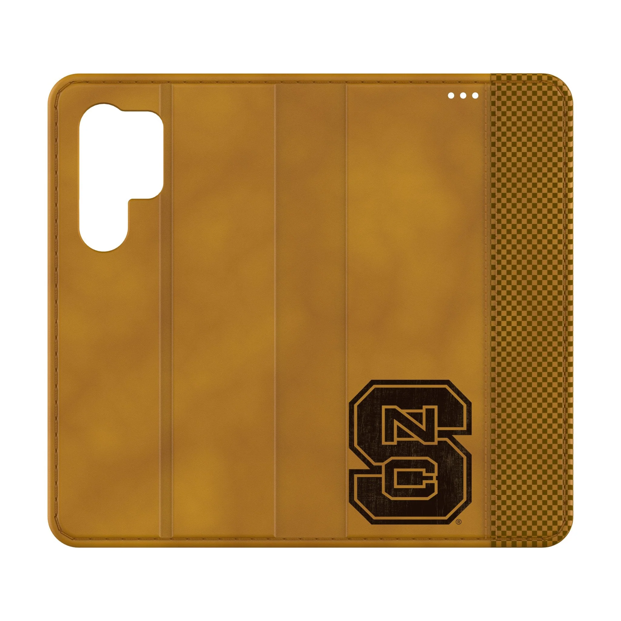 North Carolina State University Wolfpack Burn Folio Phone Case for Samsung Galaxy