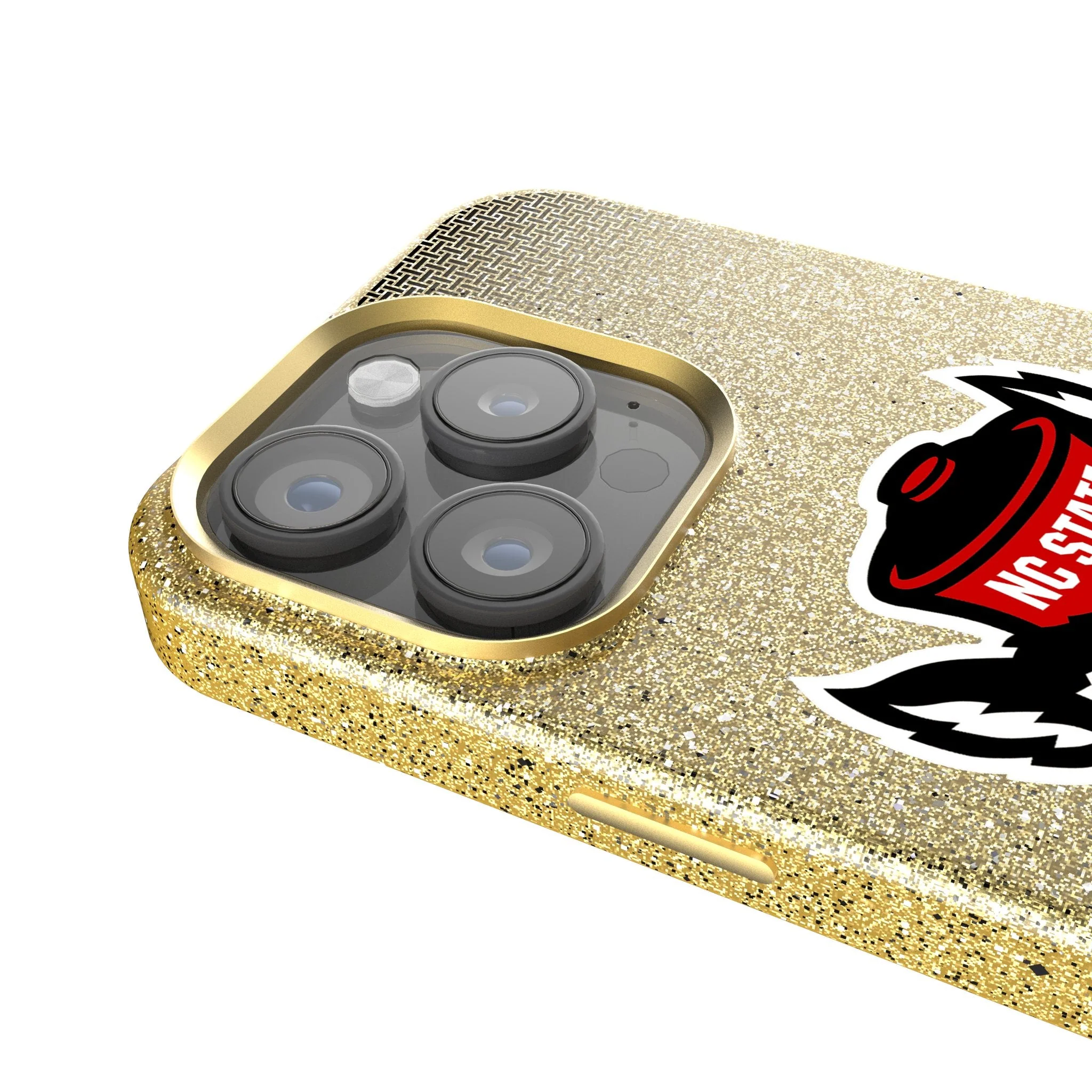 North Carolina State University Wolfpack Linen Bling Phone Case for Apple iPhone - Image 4