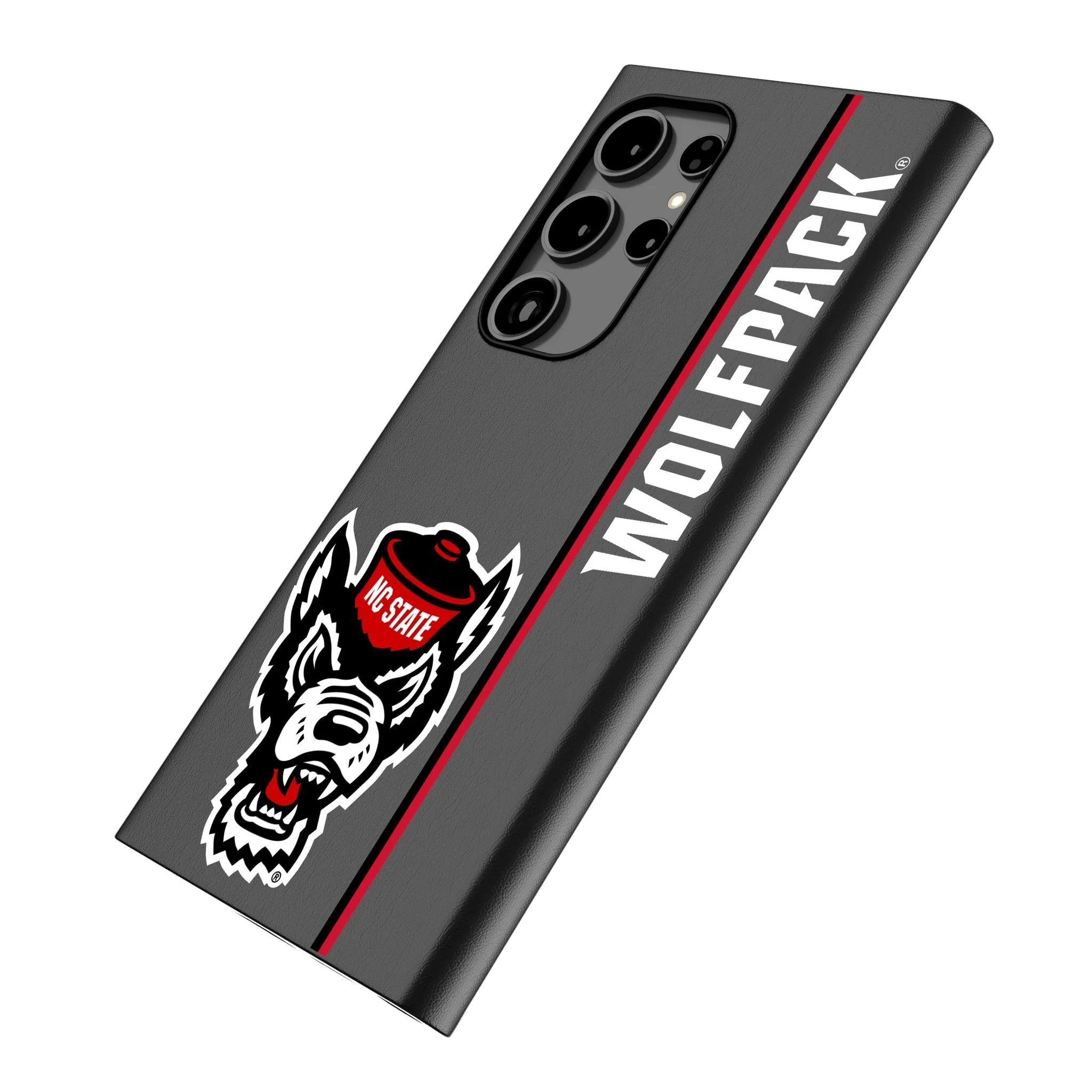 North Carolina State University Wolfpack Sidebar MagSafe Compatible Phone Case for Samsung Galaxy - Image 2