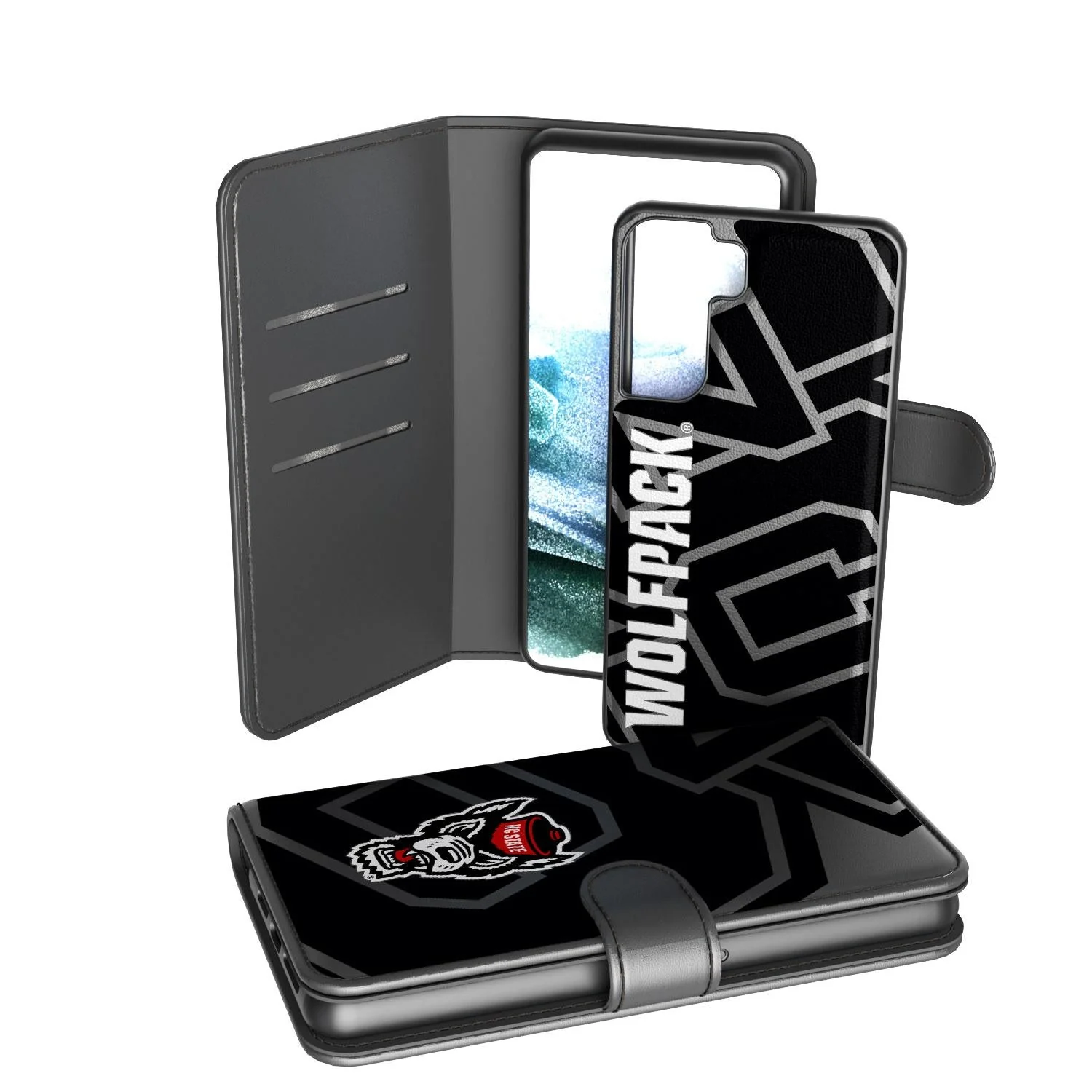 North Carolina State Wolfpack Tilt Wallet Case - Image 2