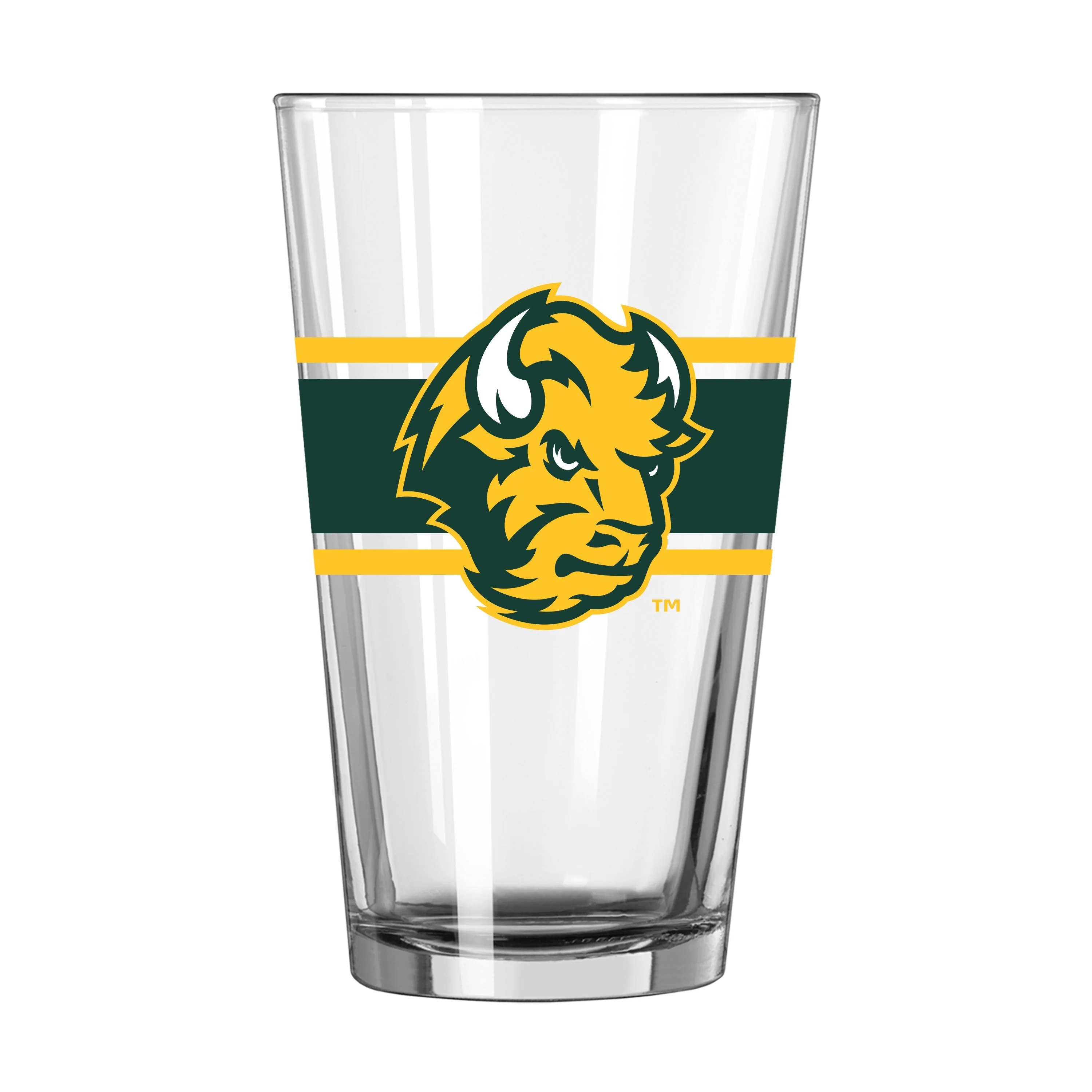 North Dakota State 16oz Stripe Pint Glass