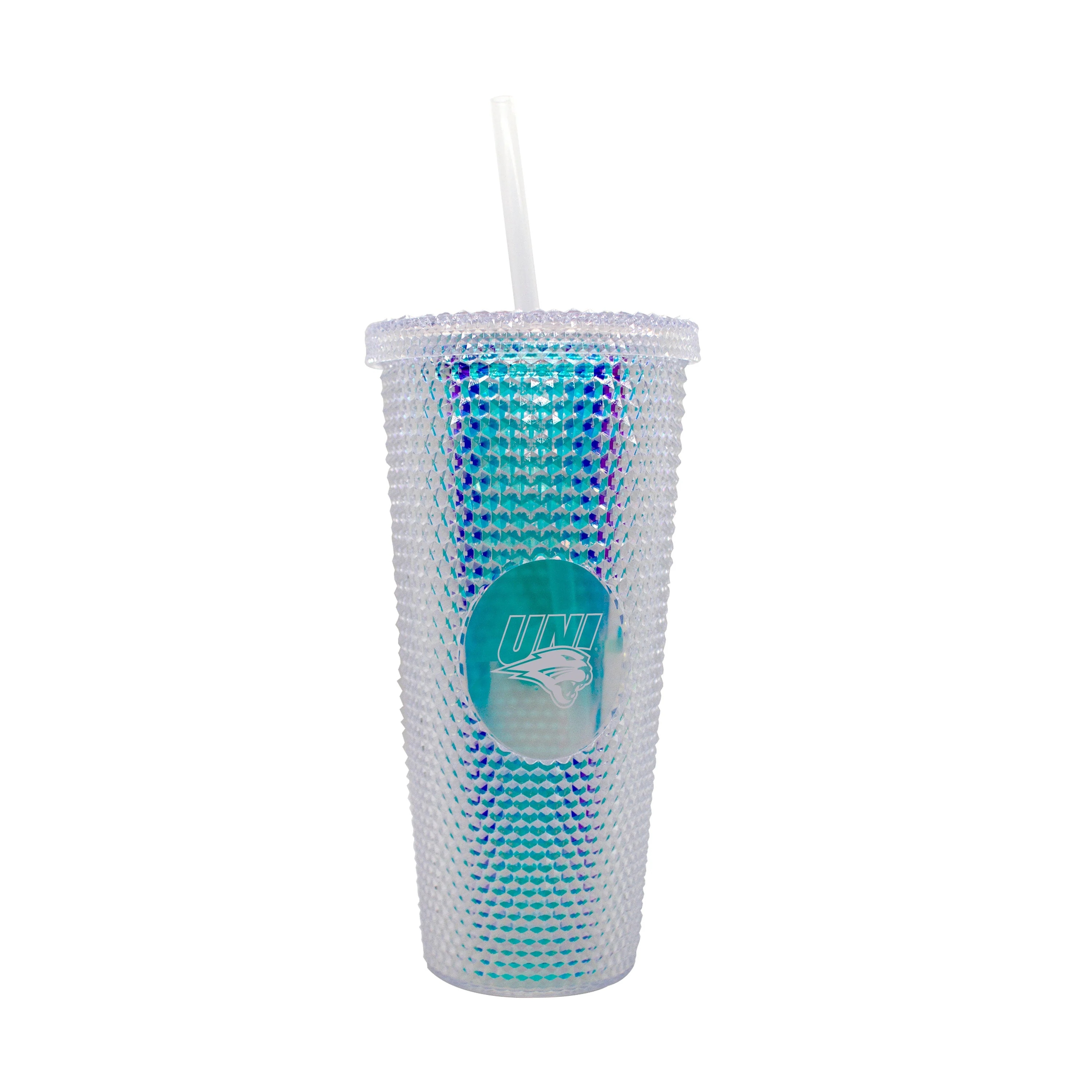 Northern Iowa 24oz Iridescent Studded Tumbler
