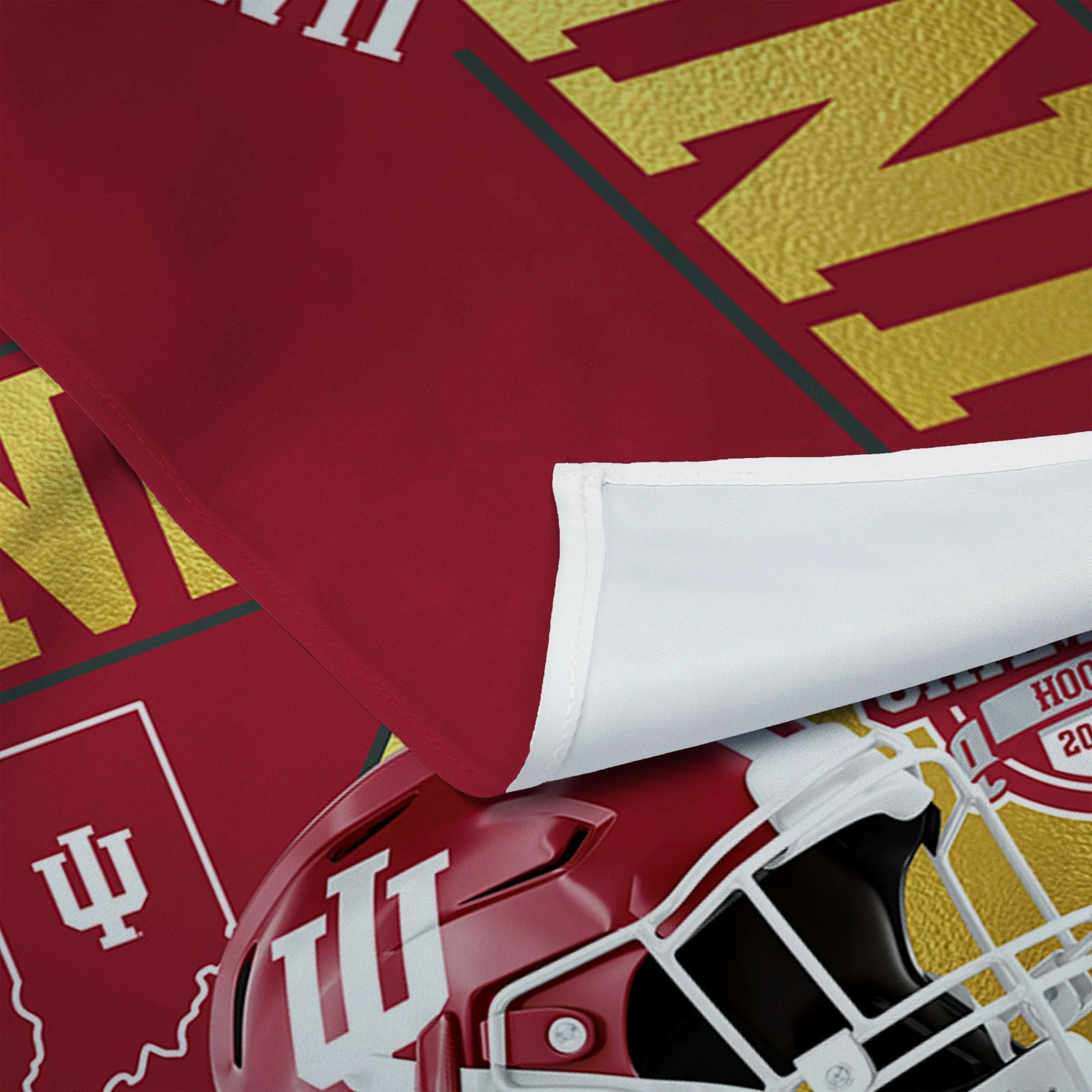 Northwest 2025 NCAA Football Championship Indiana Hoosiers Golden Wall Hanging, 34 x 40 inches - Image 5