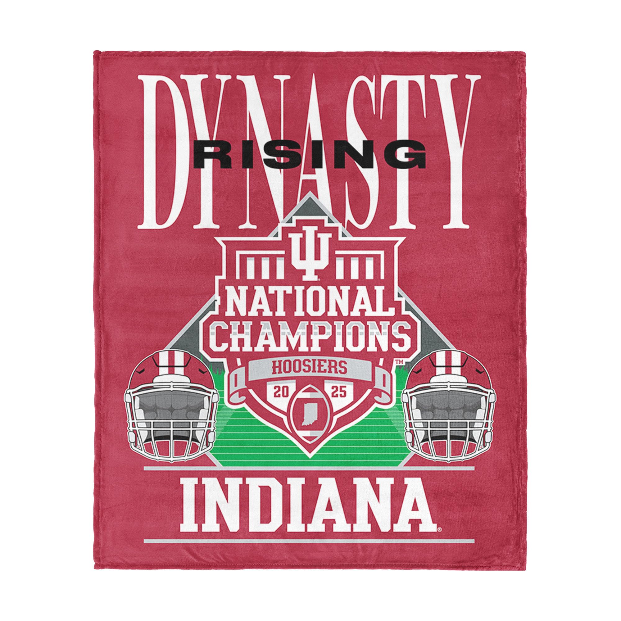 Northwest 2025 NCAA Football Championship Indiana Hoosiers Historical Silk Touch Throw Blanket, 46 x 60 inches - Image 3