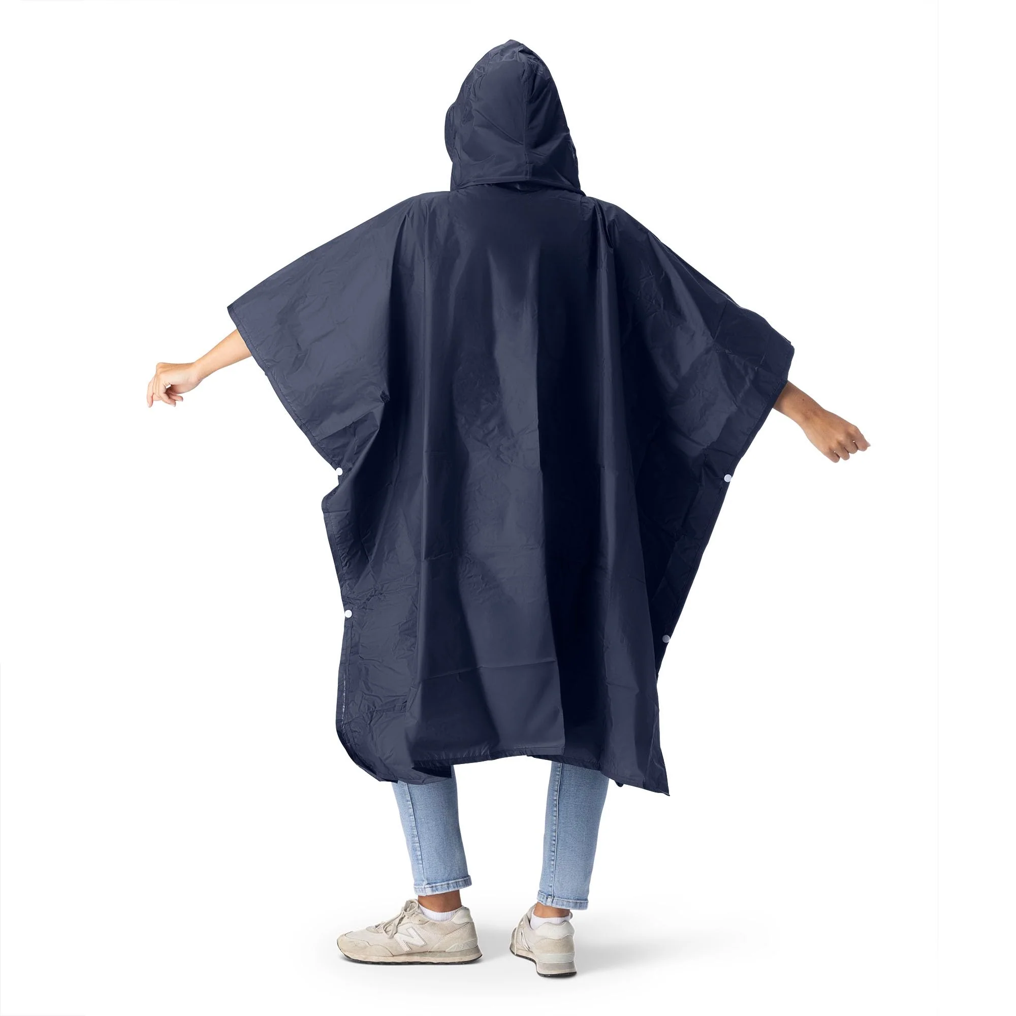 Northwest NFL Super Bowl 2026 Seattle Seahawks Champs Pier Team Color Deluxe Pullover Rain Poncho, 44 x 49 in - Image 4