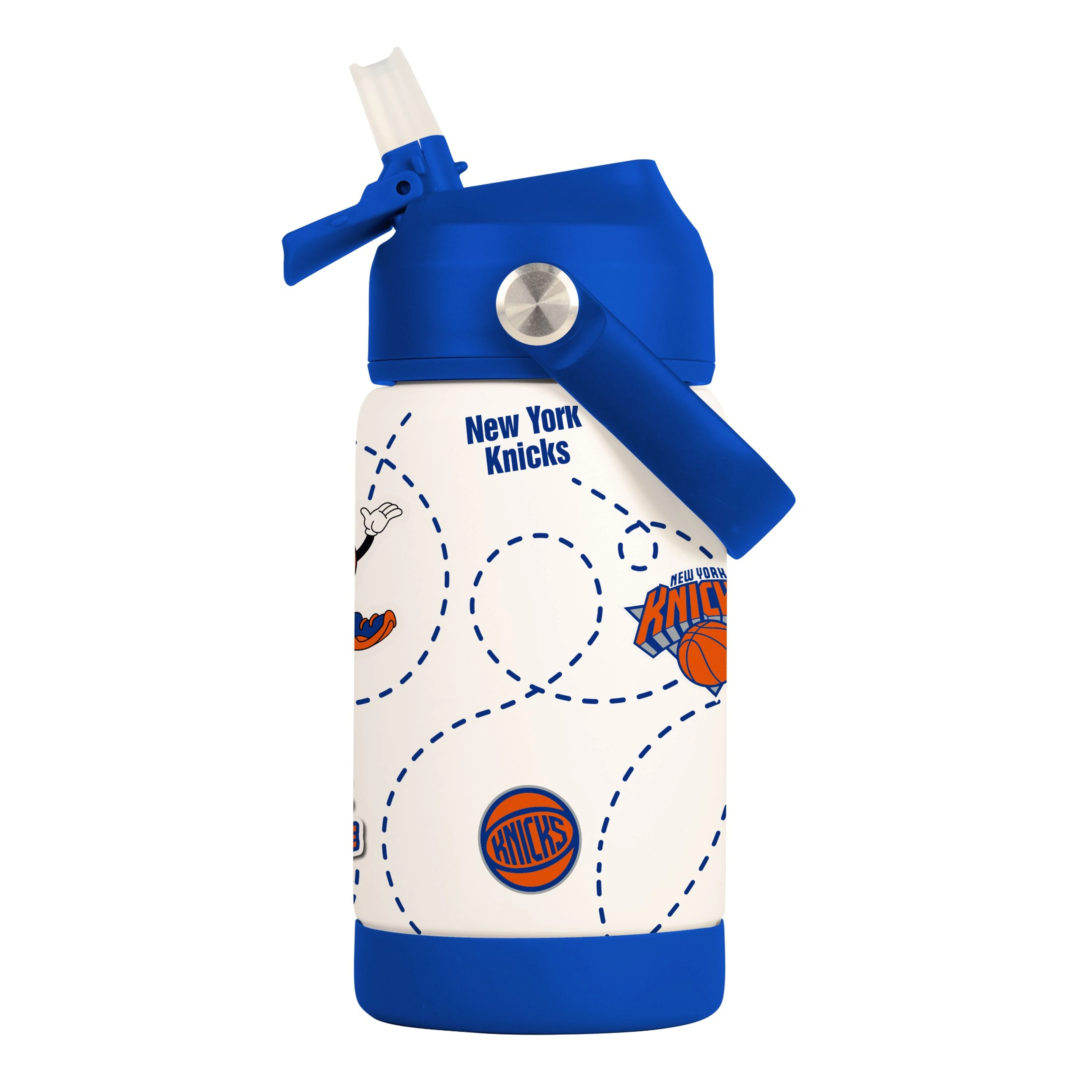 NY Knicks 12oz Mascot SS Kids Bottle - Image 3