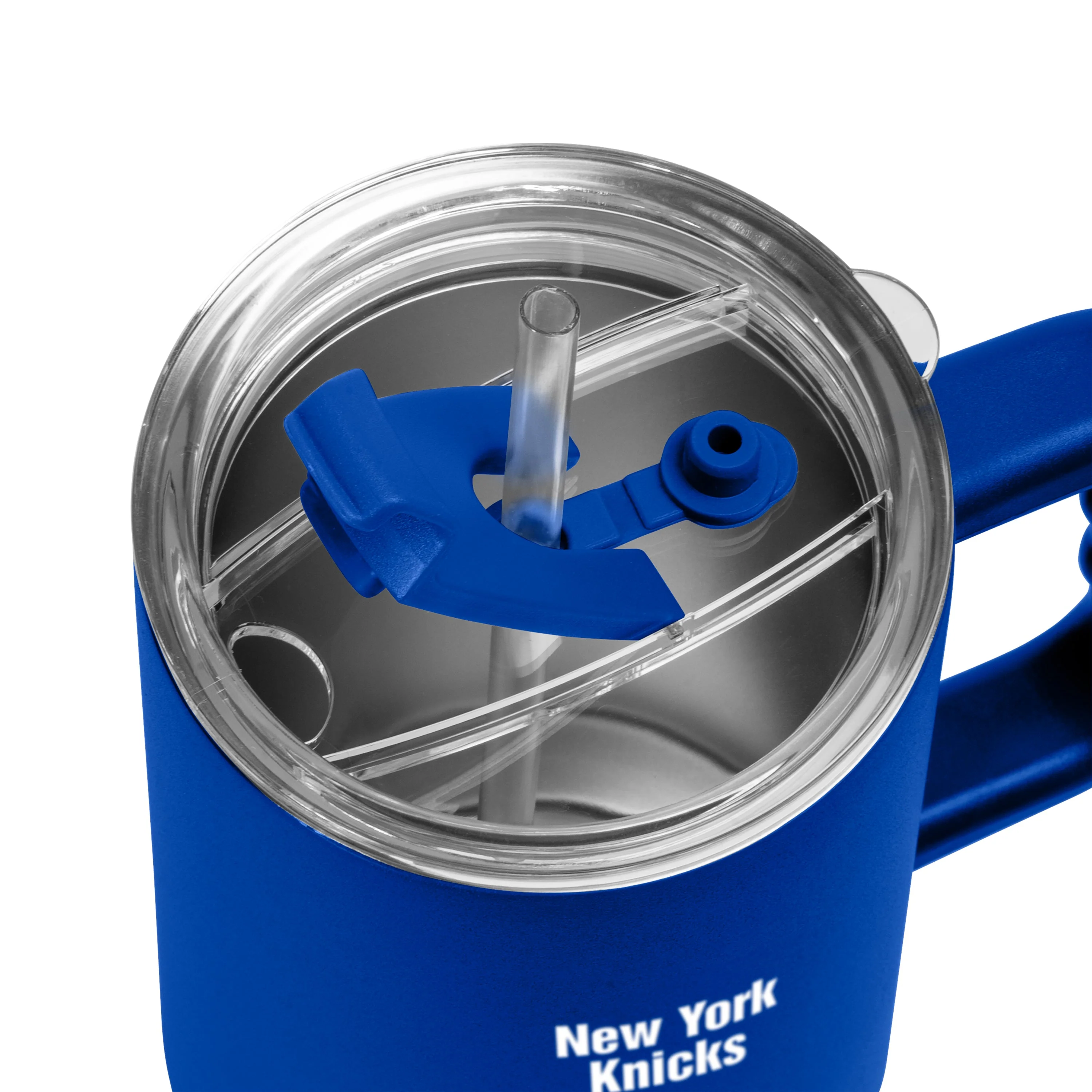 NY Knicks 40oz Flipside Powder Coat Tumbler - Image 3