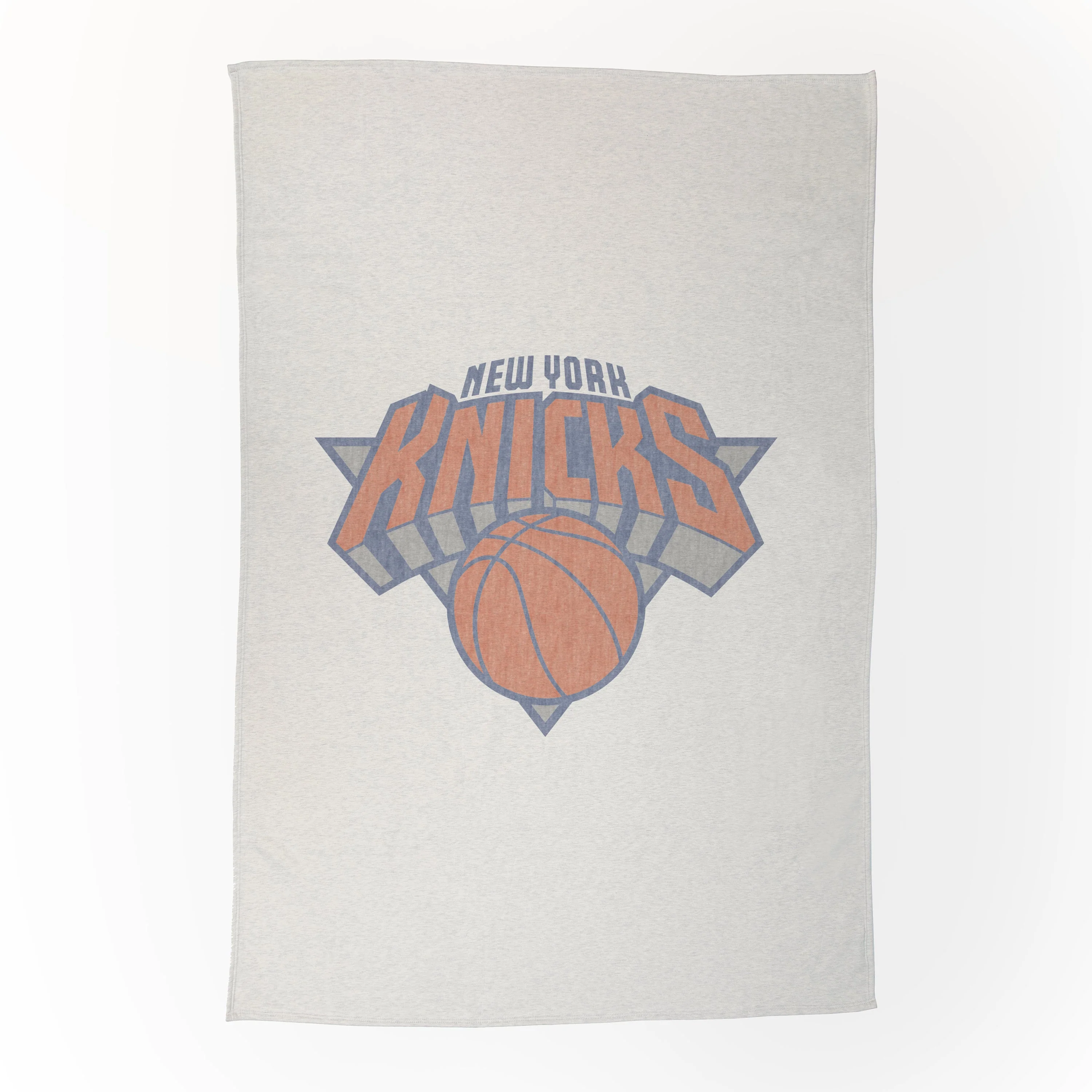 NY Knicks Oversized Logo Sublimated Sweatshirt Blanket
