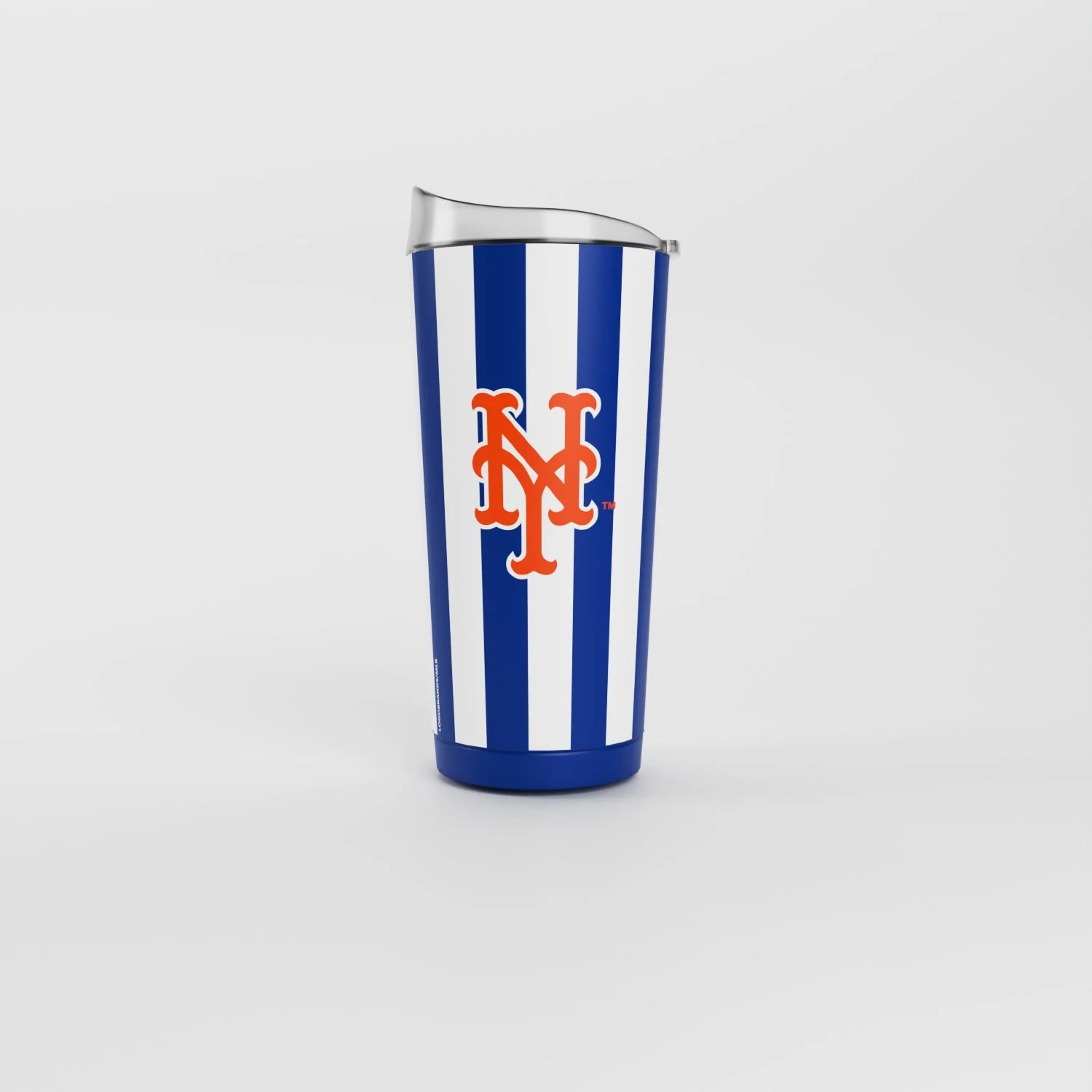 NY Mets 20oz Striped Powder Coat Tumbler