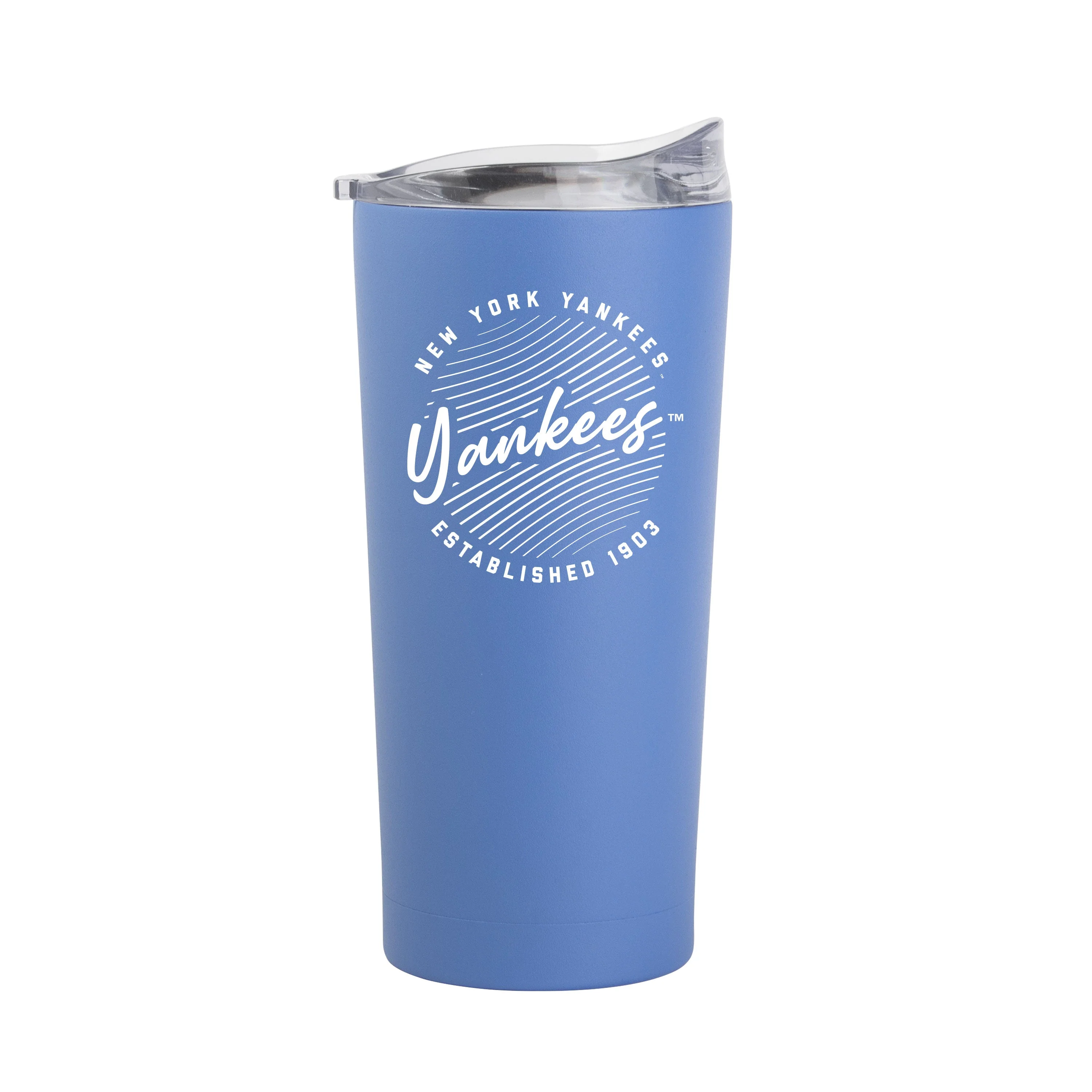 NY Yankees 20oz Retro Script Arctic Powder Coat Tumbler - Image 2