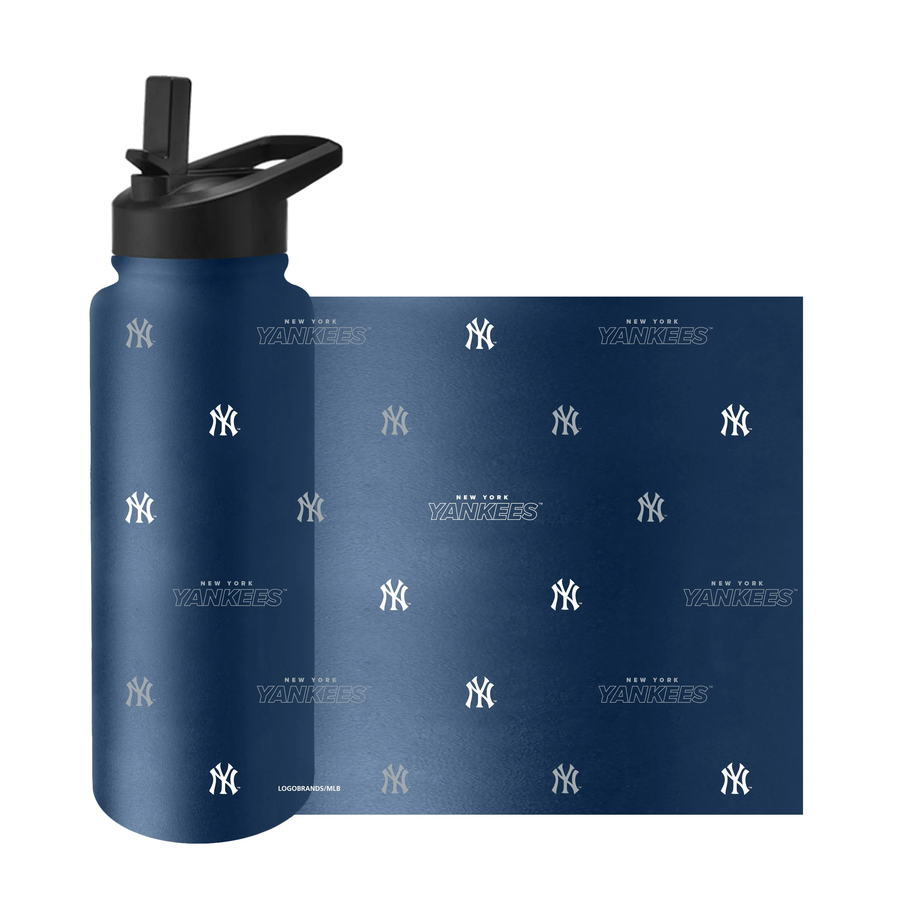 NY Yankees 34oz Step And Repeat Quencher Bottle - Image 3