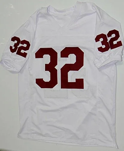 O.J. Simpson Autographed White College Style Jersey- JSA Witnessed Auth - Image 3