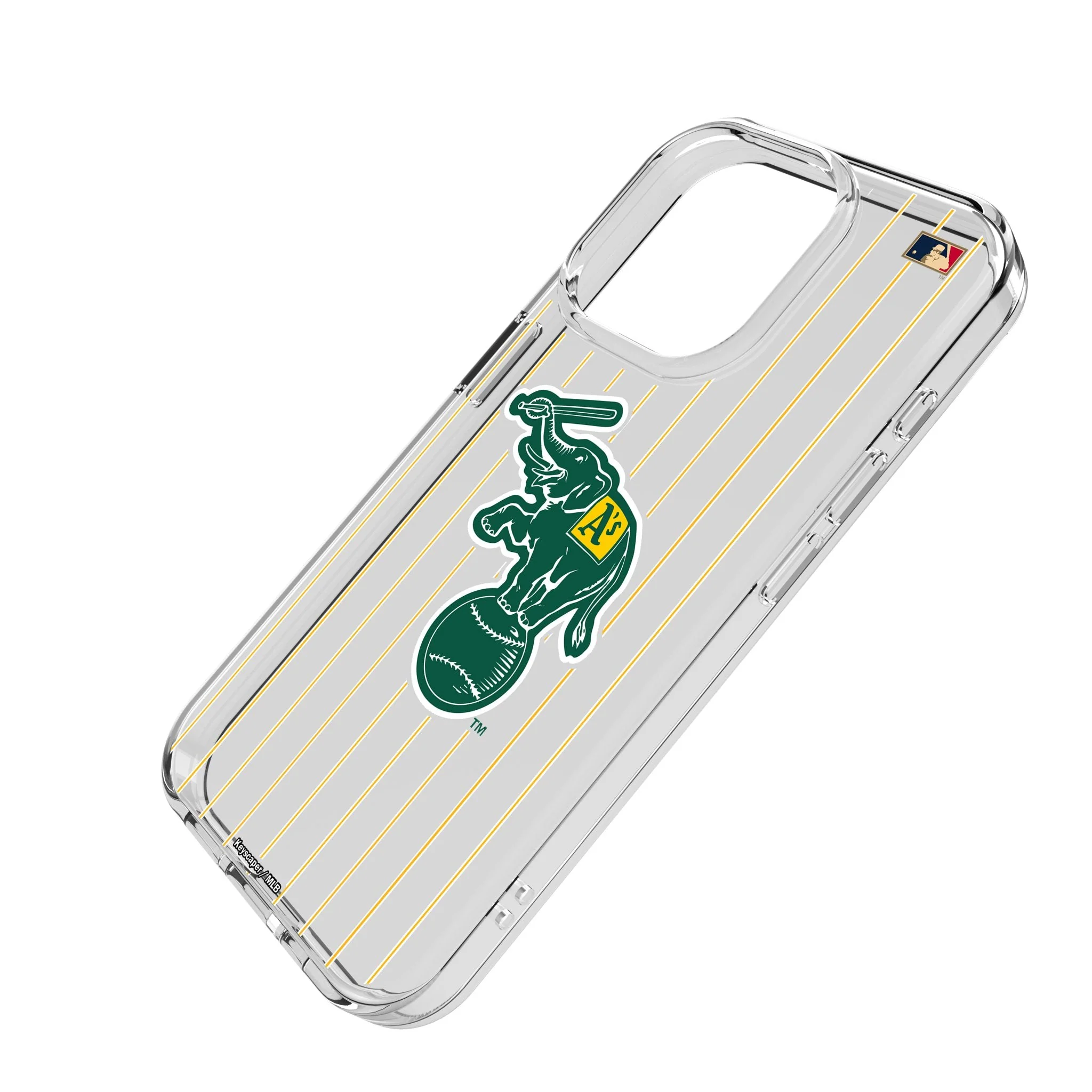 Oakland As Home 1988 - Cooperstown Collection Pinstripe Clear Phone Case for Apple iPhone - Image 2