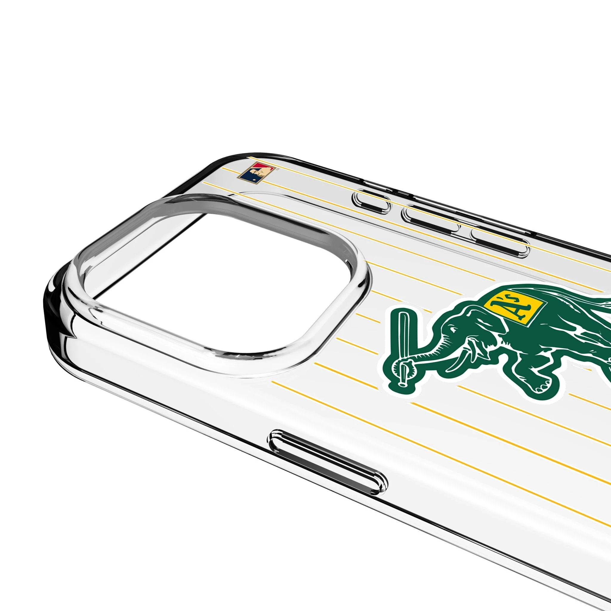 Oakland As Home 1988 - Cooperstown Collection Pinstripe Clear Phone Case for Apple iPhone - Image 3