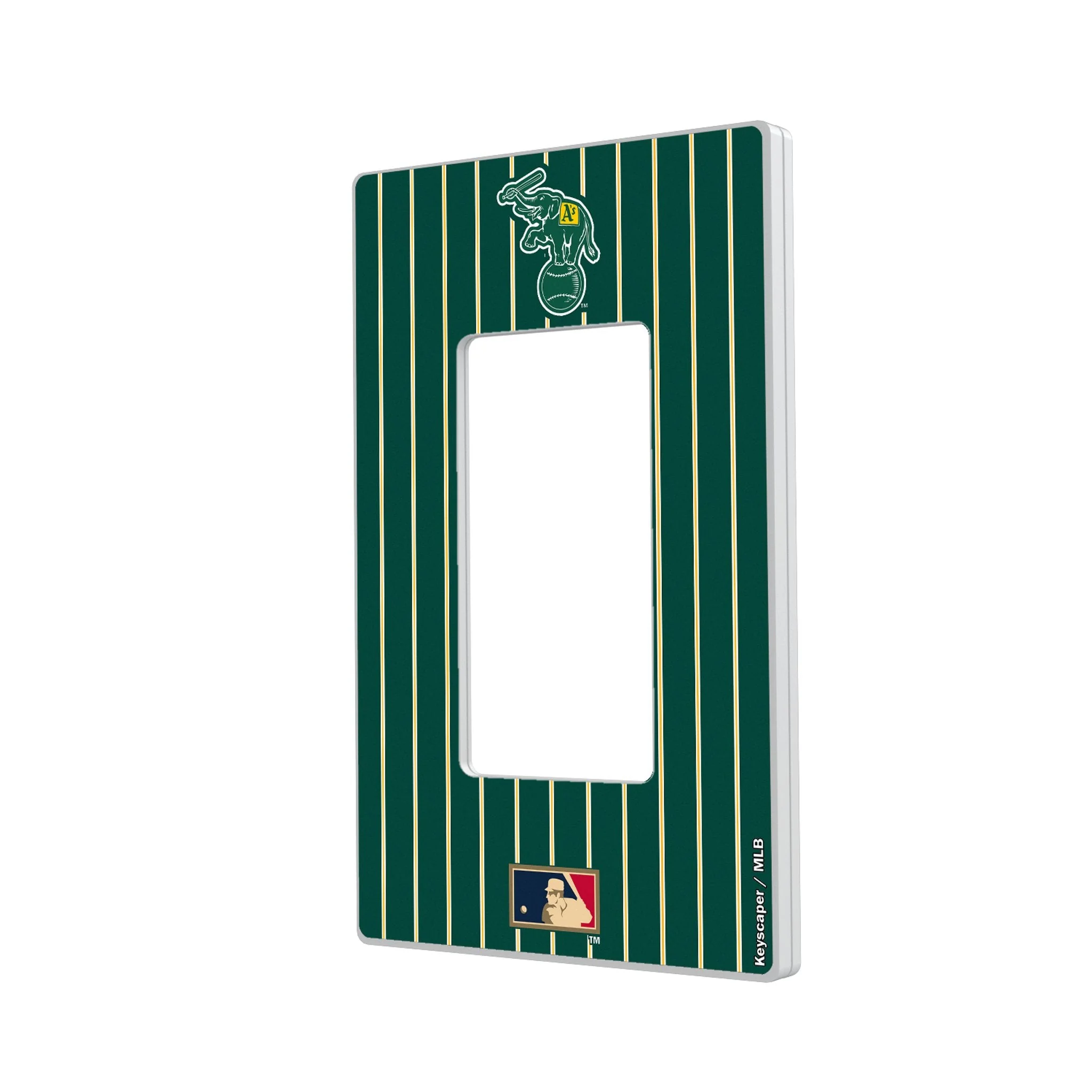 Oakland As Home 1988 - Cooperstown Collection Pinstripe Hidden-Screw Light Switch Plate - Image 2